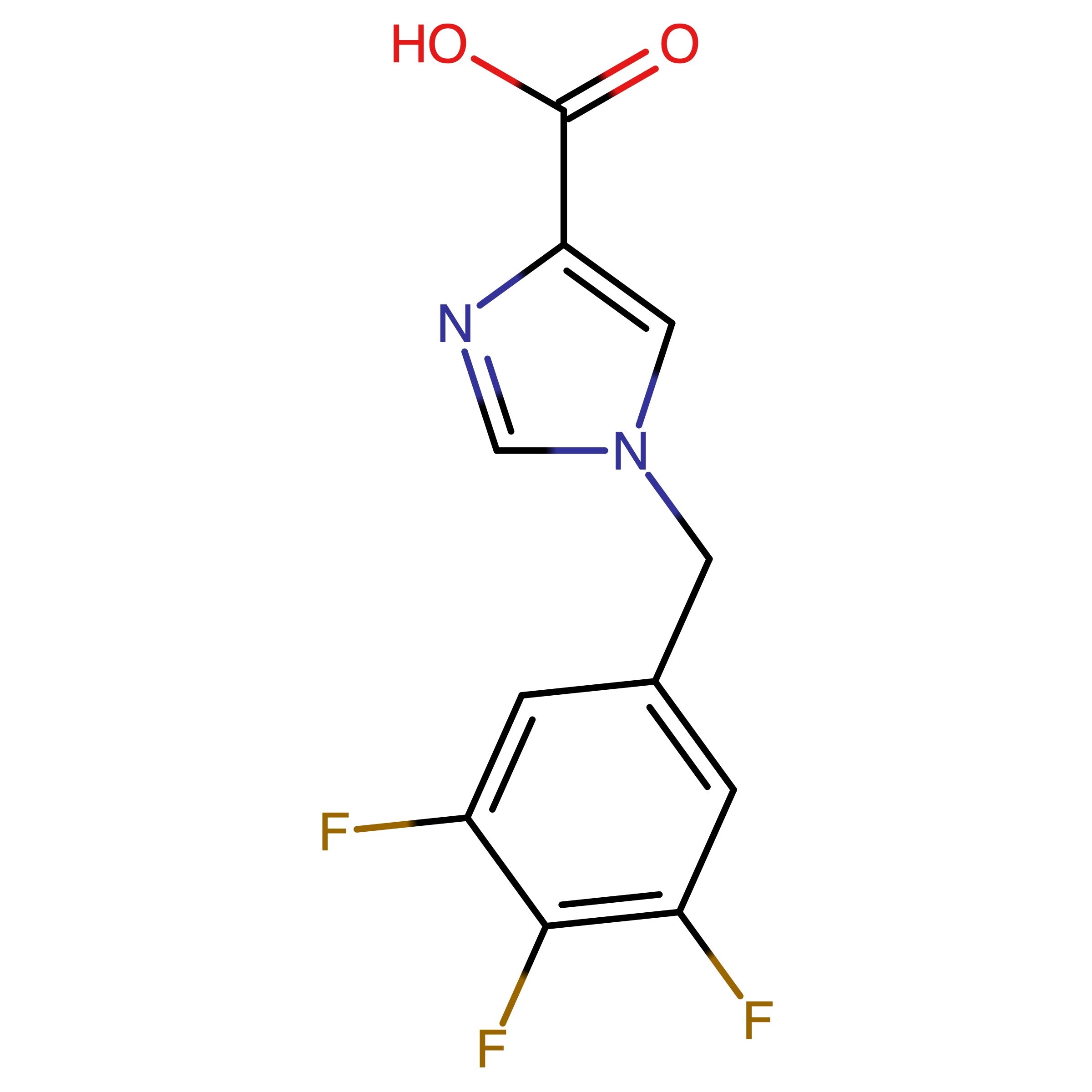 CAS RN 2057426-20-5 | 1-(3,4,5-Trifluorobenzyl)-1H-imidazole-4-carboxylic acid | MFCD01836869