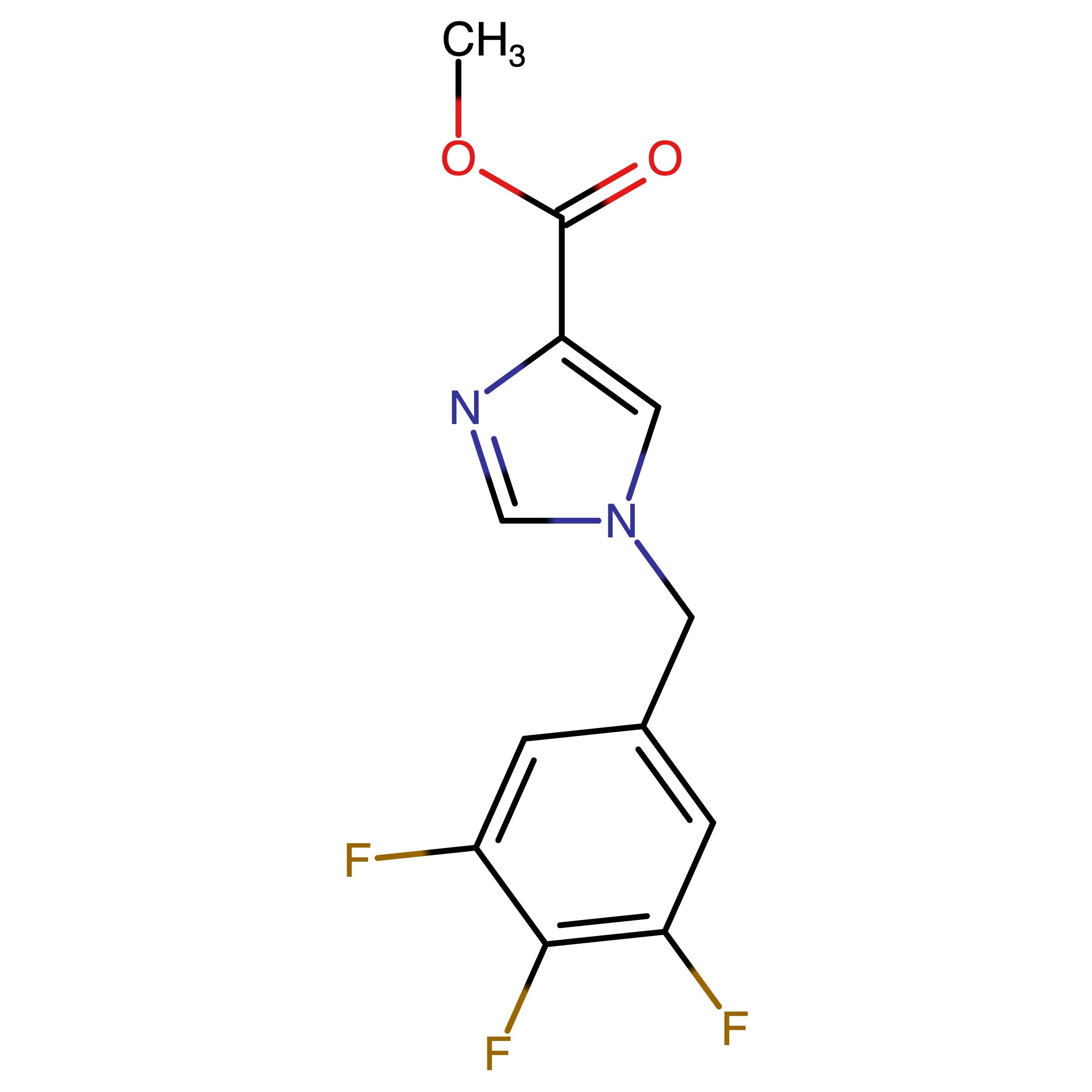 CAS RN 2057426-43-2 | Methyl 1-(3,4,5-trifluorobenzyl)-1H-imidazole-4-carboxylate