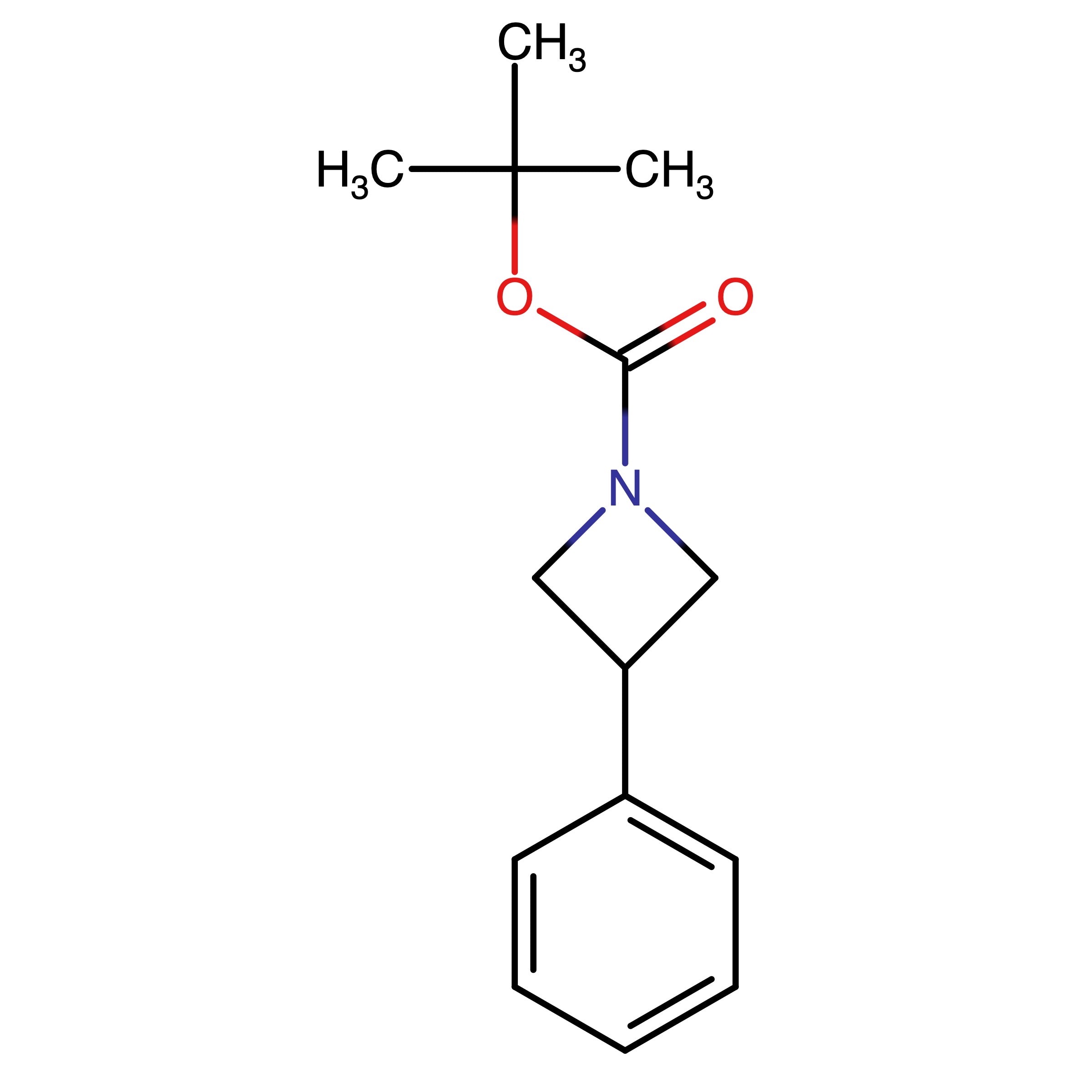 CAS RN 206446-40-4 | tert-Butyl 3-phenylazetidine-1-carboxylate