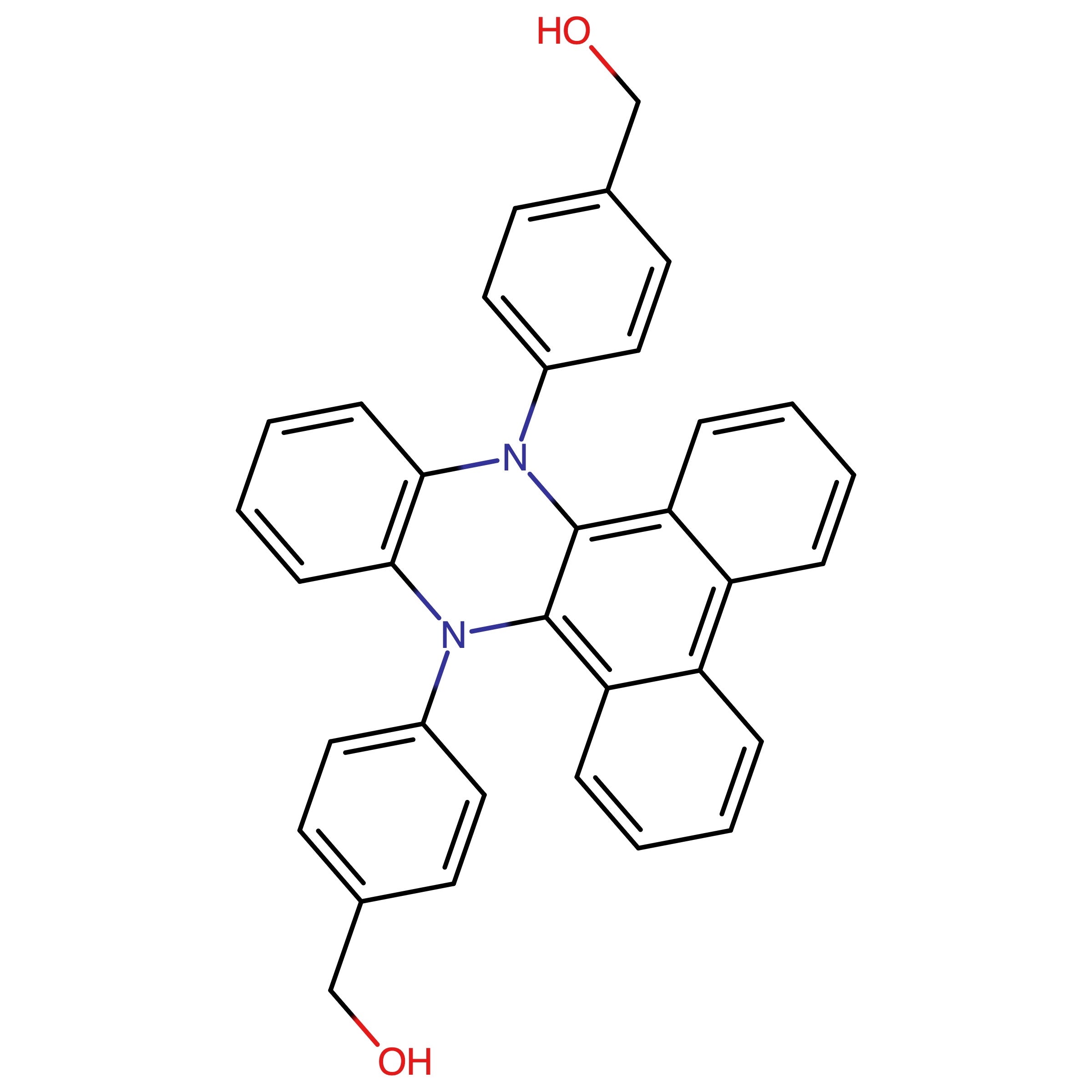 CAS RN 2088679-05-2 | (Dibenzo[a,c]phenazine-9,14-diylbis(4,1-phenylene))dimethanol