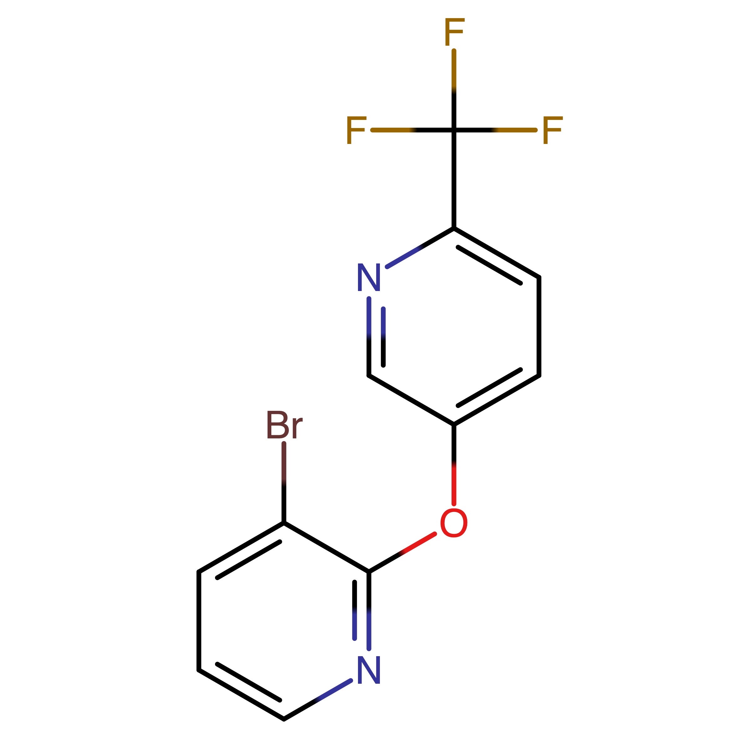 CAS RN 2089157-27-5 | 3-Bromo-2-((6-(trifluoromethyl)pyridin-3-yl)oxy)pyridine | MFCD32705270