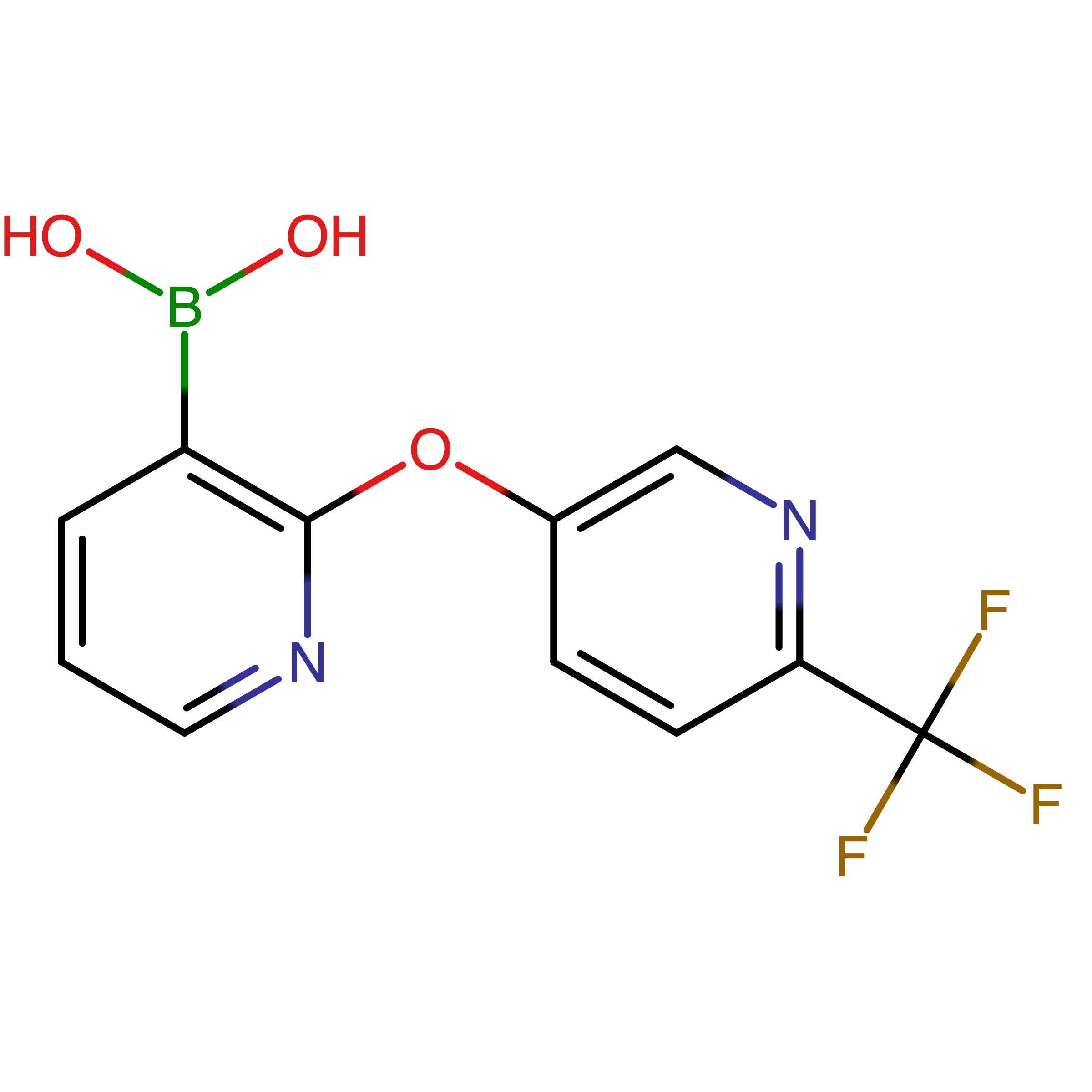CAS RN 2089157-29-7 | [2-[[6-(Trifluoromethyl)-3-pyridinyl]oxy]-3-pyridinyl]boronic acid