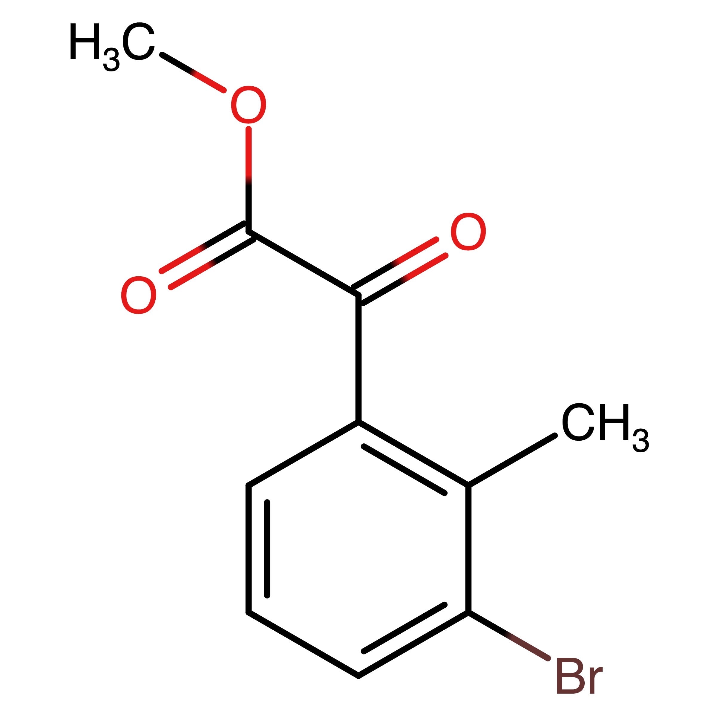 CAS RN 2090655-18-6 | Methyl 2-(3-bromo-2-methyl-phenyl)-2-oxo-acetate
