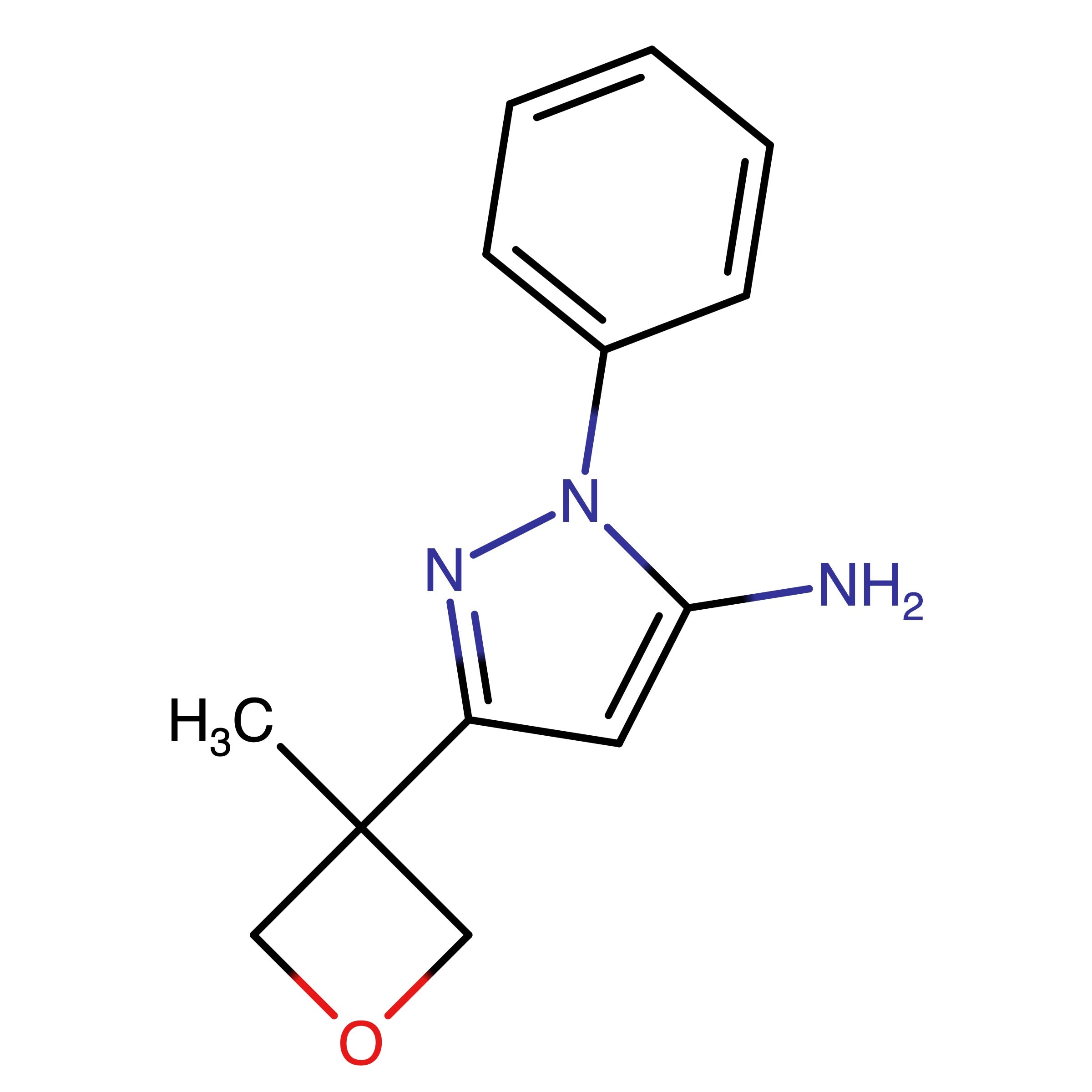 CAS RN 2095097-40-6 | 3-(3-Methyloxetan-3-YL)-1-phenyl-1H-pyrazol-5-amine 