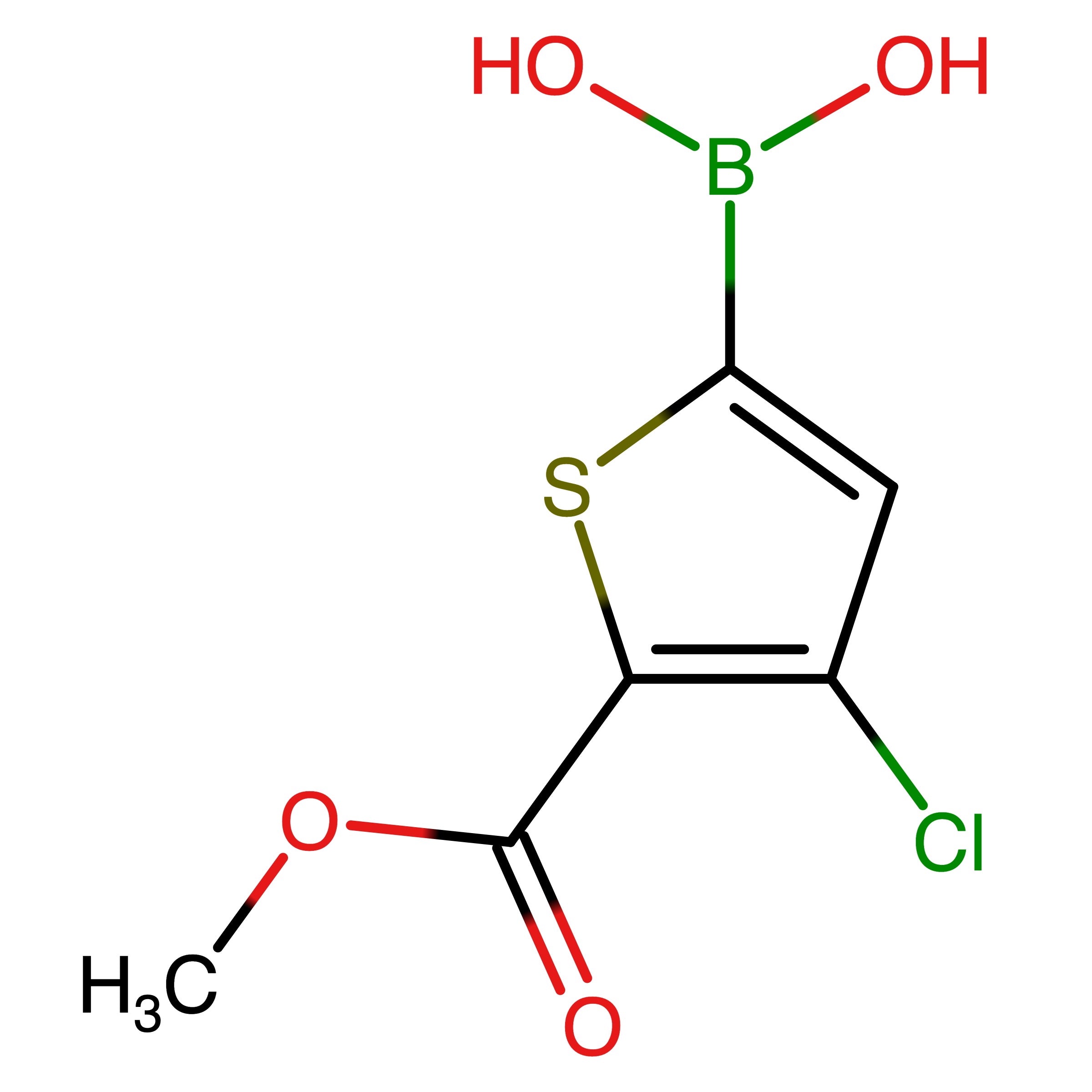 CAS RN 2096331-56-3 | (4-Chloro-5-(methoxycarbonyl)thiophen-2-yl)boronic acid | MFCD18311836