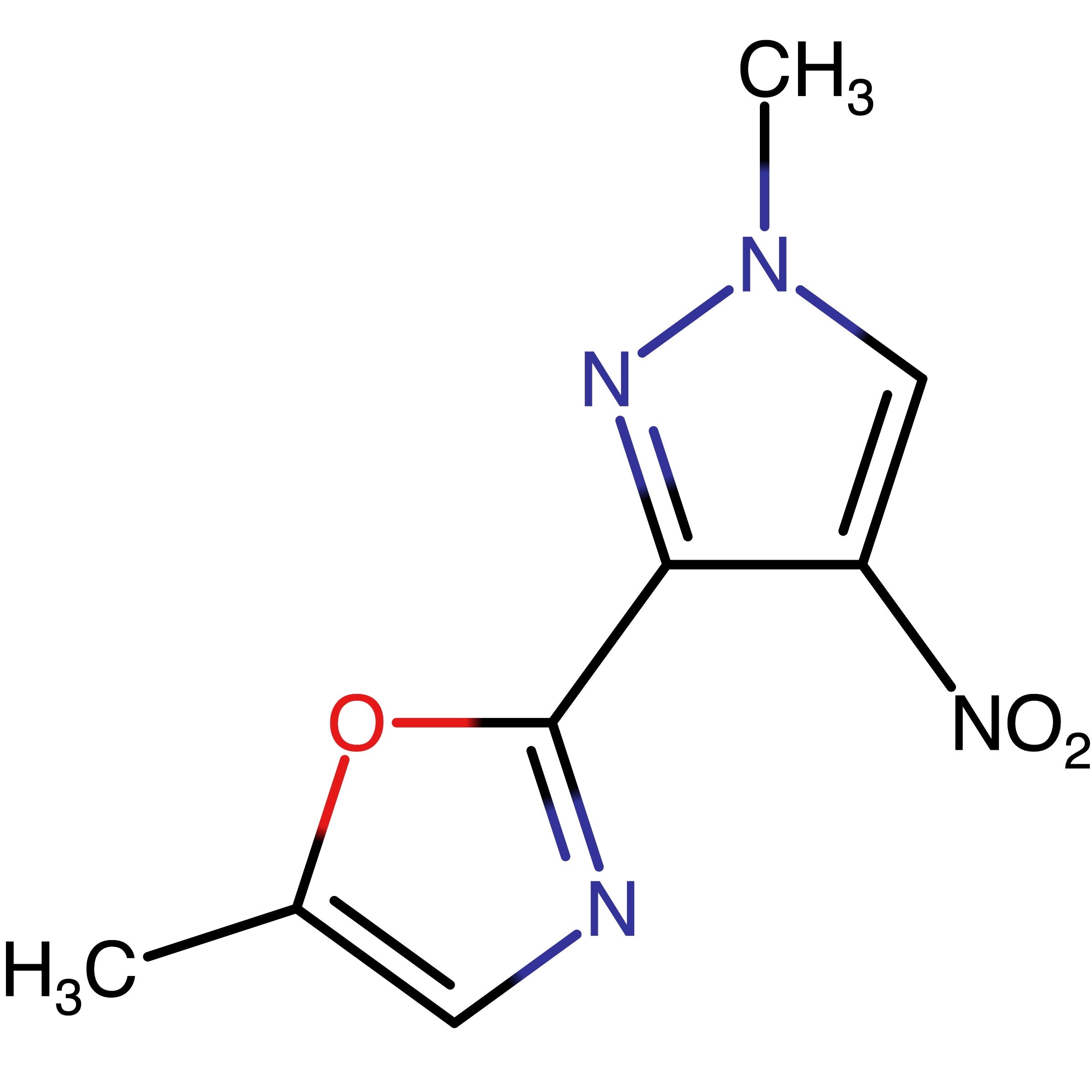 CAS RN 2097295-07-1 | 5-Methyl-2-(1-methyl-4-nitro-1H-pyrazol-3-yl)oxazole
