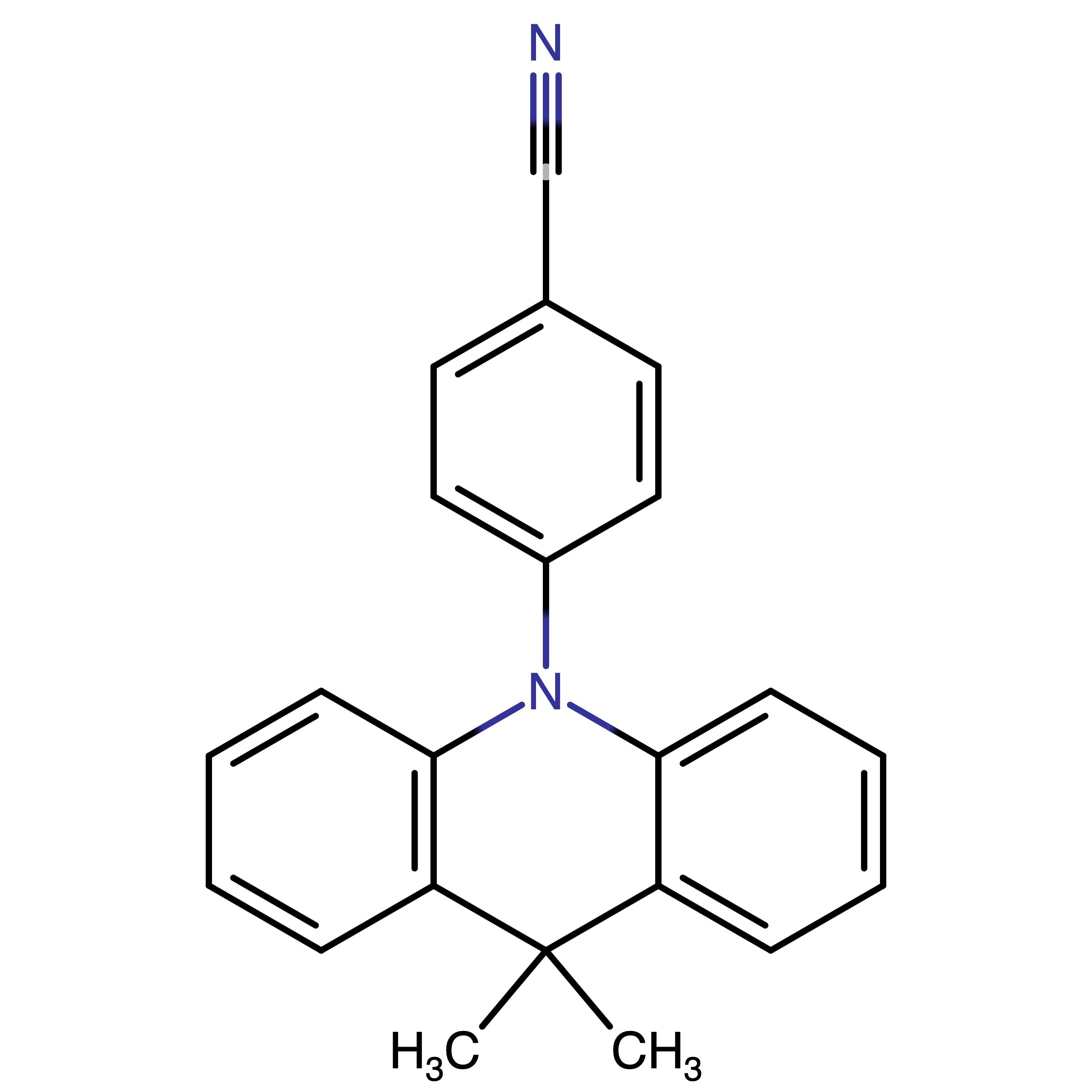 CAS RN 2097814-56-5 | Name: 4-(9,9-Dimethylacridin-10(9H)-yl)benzonitrile