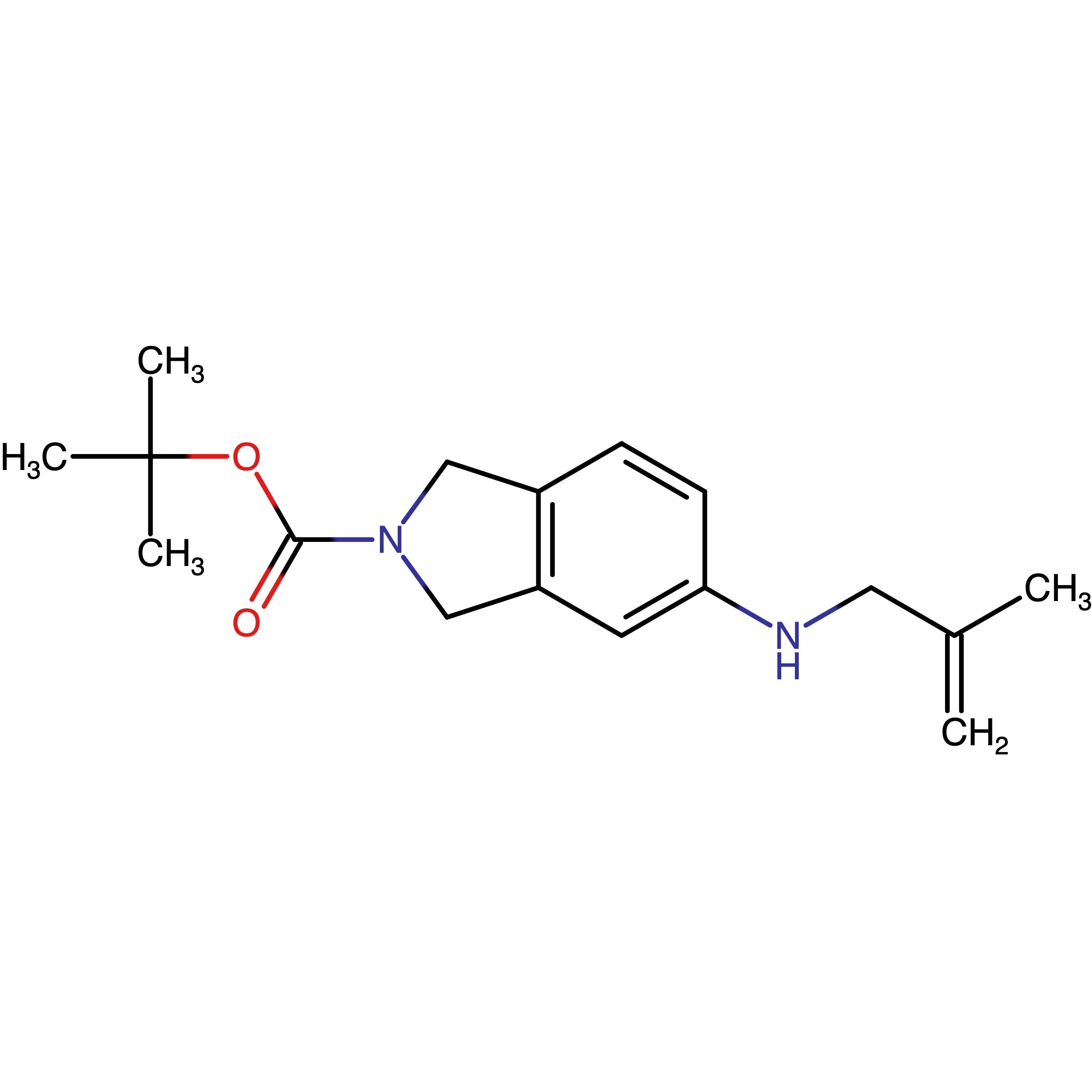 CAS RN 2097827-49-9 | tert-Butyl 5-((2-methylallyl)amino)isoindoline-2-carboxylate
