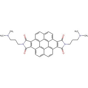 2098554-94-8 | 4,11-Bis(3-(dimethylamino)propyl)peryleno[1,12-efg:6,7-e'f'g']diisoindole-3,5,10,12(4H,11H)-tetraone - Hoffman Fine Chemicals