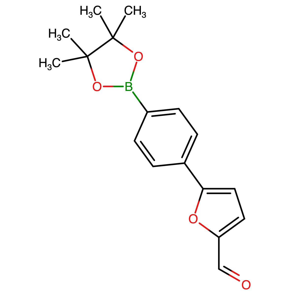 CAS RN 2098812-45-2 | 5-[4-(4,4,5,5-Tetramethyl-1,3,2-dioxaborolan-2-yl)phenyl]furan-2-carbaldehyde | MFCD33022077