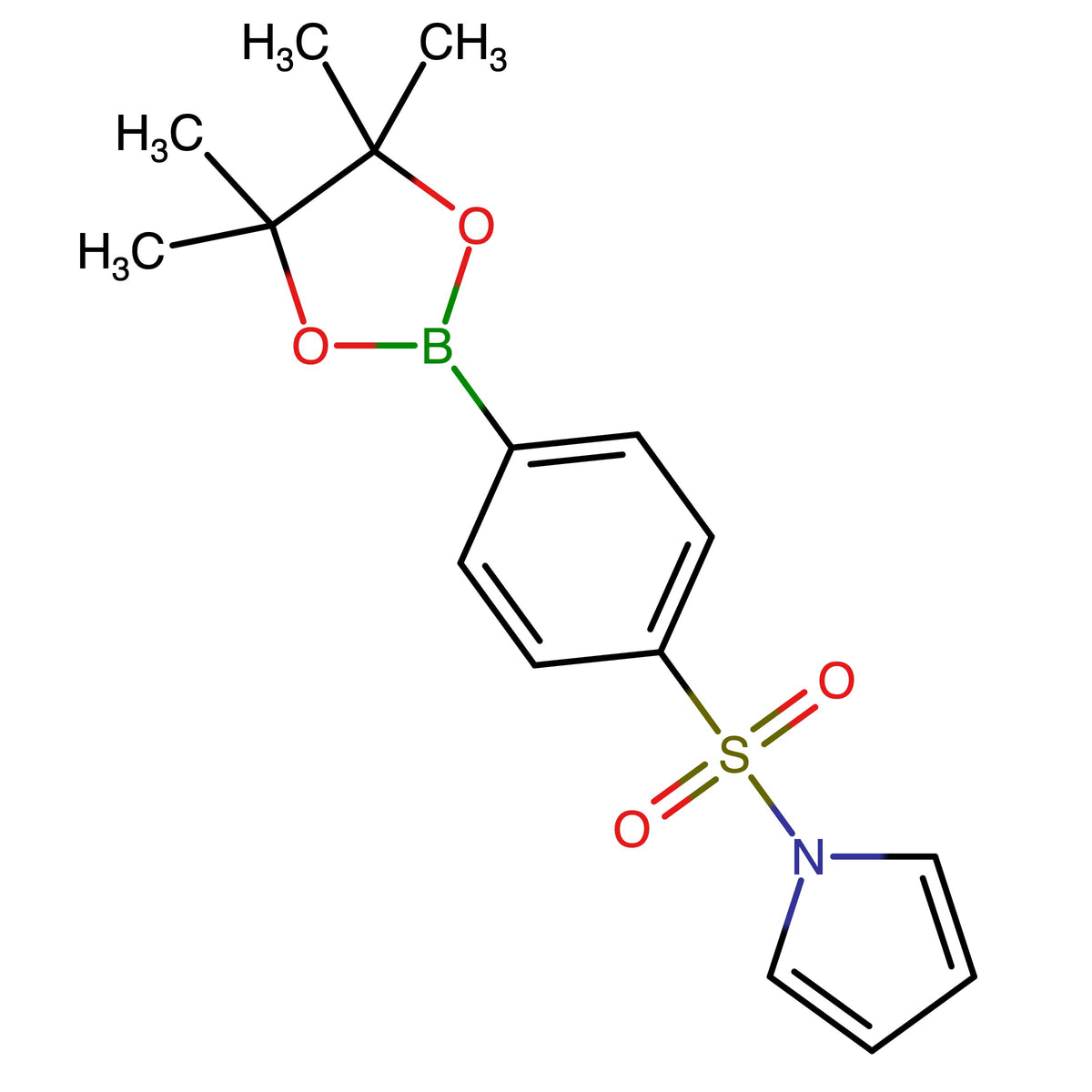 CAS RN 2098812-49-6 | 1-[4-(4,4,5,5-Tetramethyl-1,3,2-dioxaborolan-2-yl)phenyl]sulfonylpyrrole