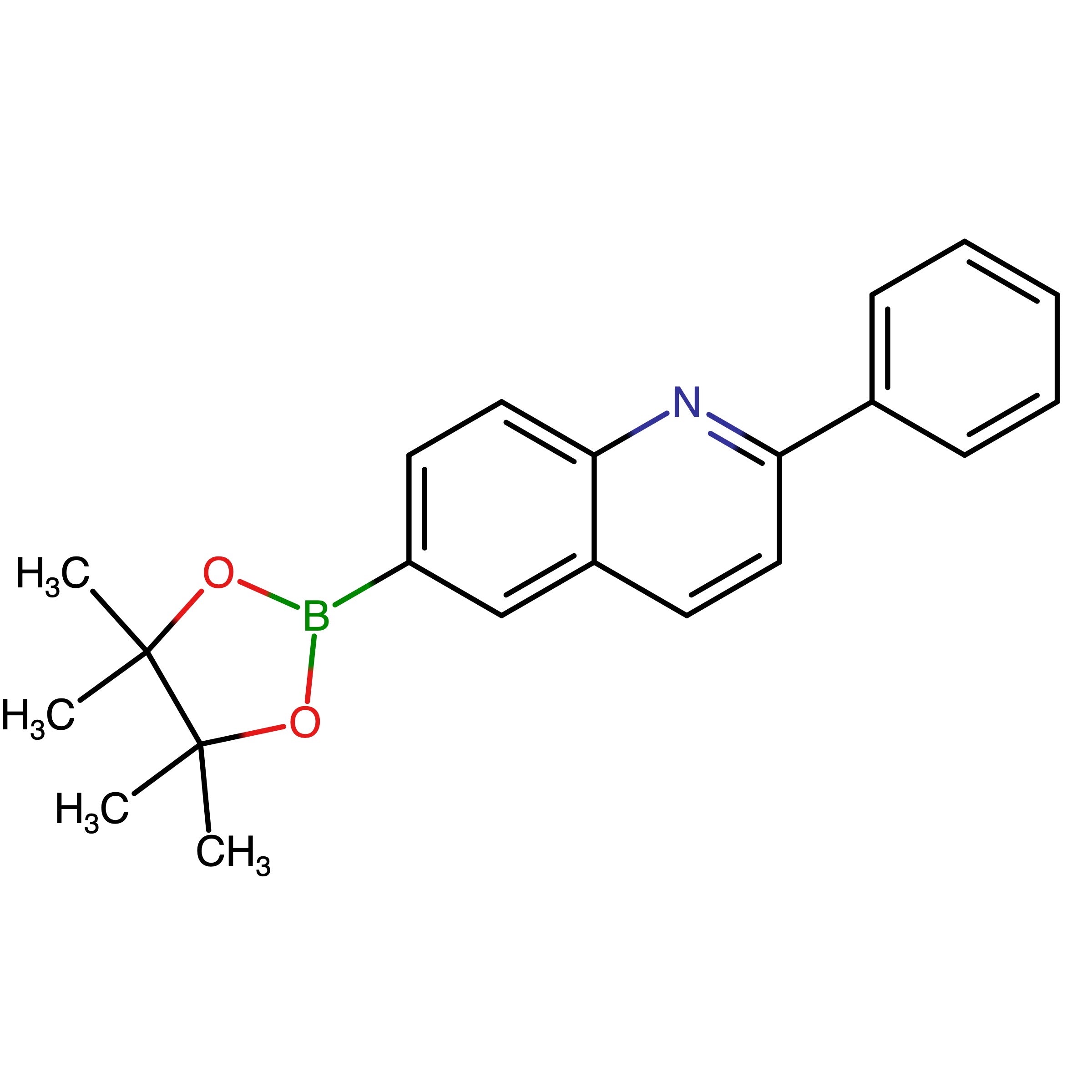CAS RN 2099669-07-3 | 2-Phenyl-6-(4,4,5,5-tetramethyl-1,3,2-dioxaborolan-2-yl)quinoline