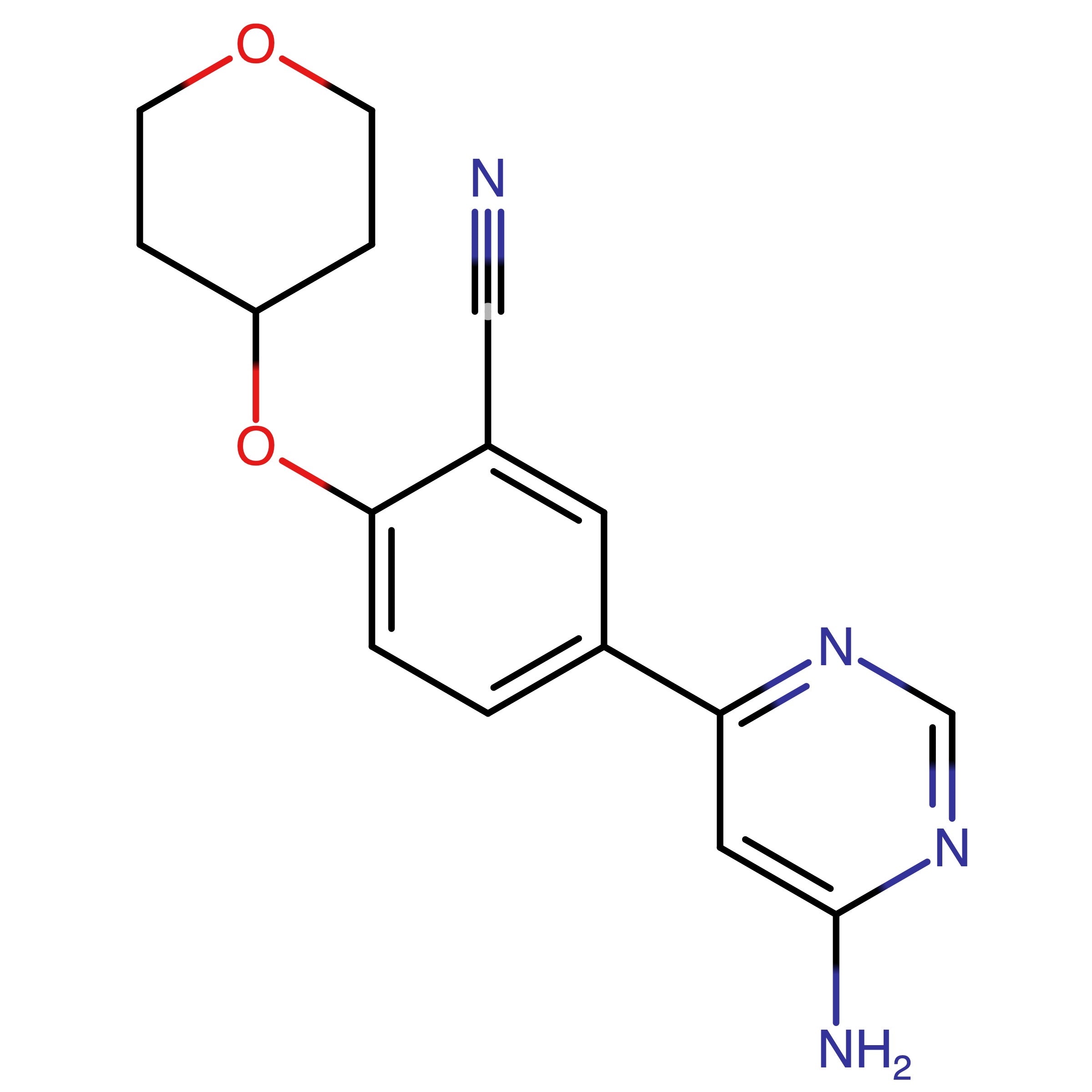 CAS RN 2101908-32-9 | 5-(6-Aminopyrimidin-4-yl)-2-((tetrahydro-2H-pyran-4-yl)oxy)benzonitrile