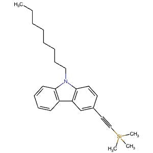 2101953-00-6 | 3-((Trimethylsilyl)ethynyl)-9-octylcarbazole - Hoffman Fine Chemicals