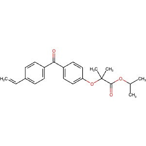 2108040-23-7 | (Propan-2-yl)-2-methyl-2-(4-(4-vinylbenzoyl)phenoxy)propanoate - Hoffman Fine Chemicals