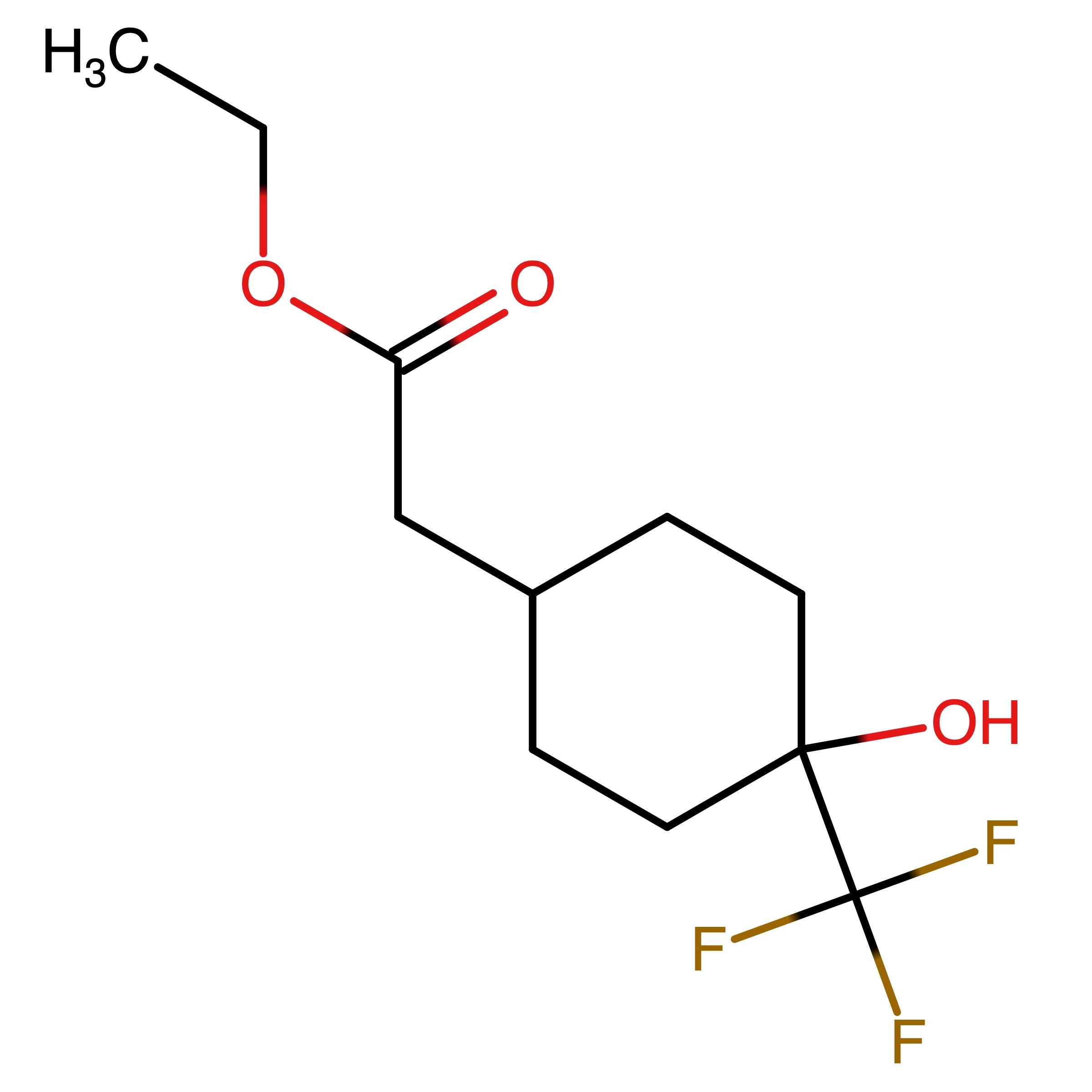CAS RN 2112948-65-7 | Ethyl 2-[4-hydroxy-4-(trifluoromethyl)cyclohexyl]acetate