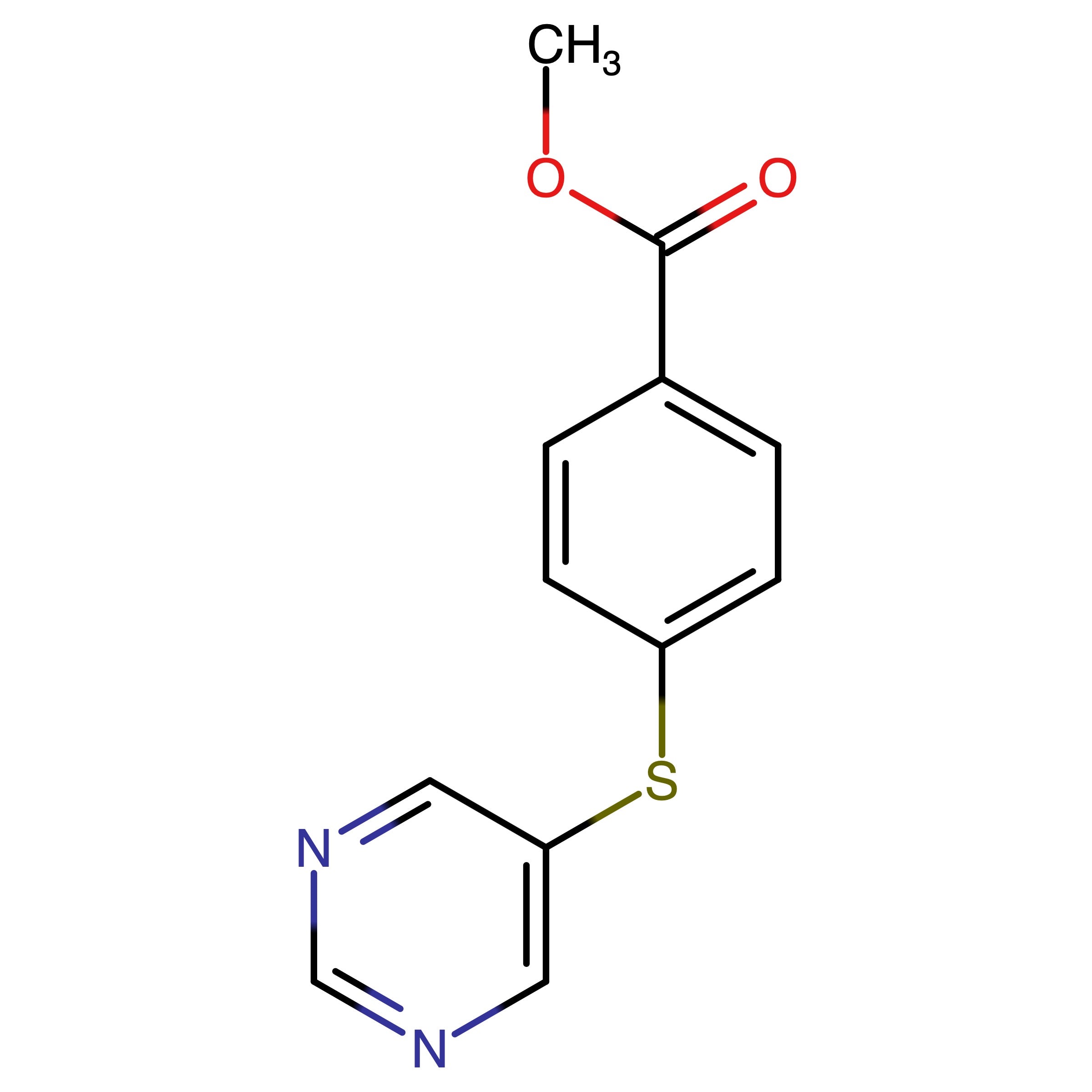 CAS RN 2122543-18-2 | Name: Methyl 4-pyrimidin-5-ylsulfanylbenzoate