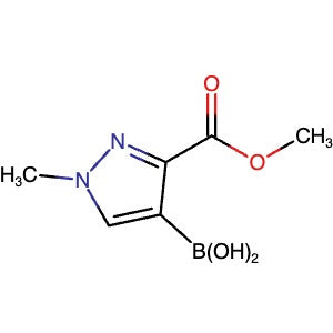 2125740-25-0 | (3-(Methoxycarbonyl)-1-methyl-1H-pyrazol-4-yl)boronic acid - Hoffman Fine Chemicals