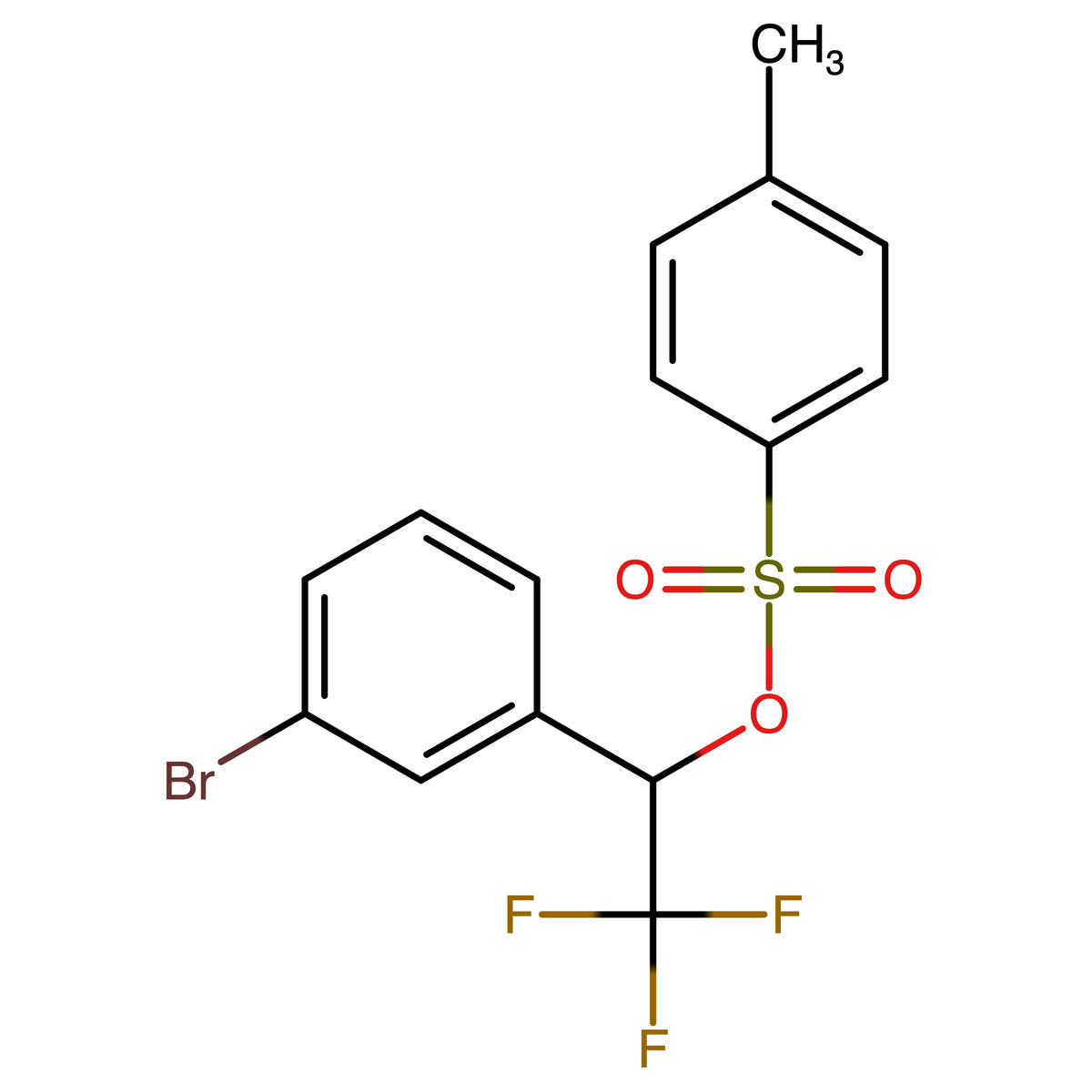 CAS RN 2126714-35-8 | [1-(3-Bromophenyl)-2,2,2-trifluoroethyl] 4-methylbenzenesulfonate