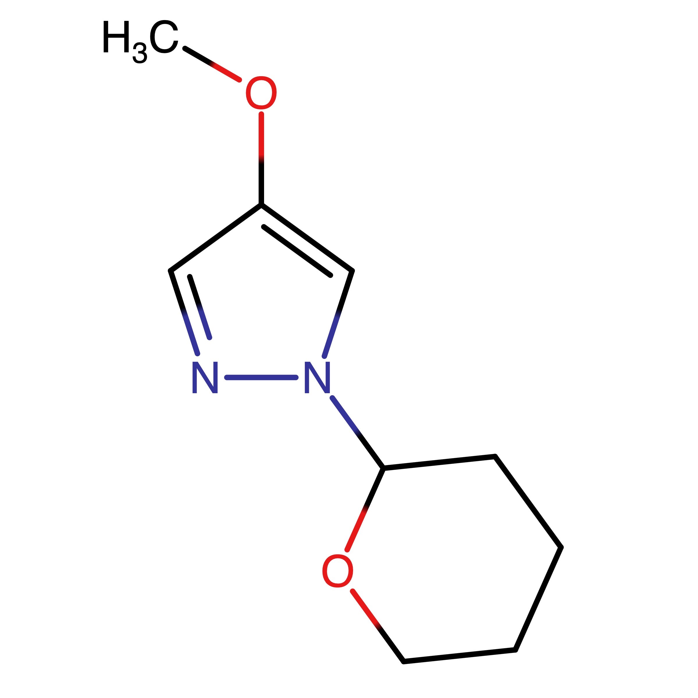 CAS RN 2126879-21-6 | 4_Methoxy_1_(oxan_2_yl)pyrazole