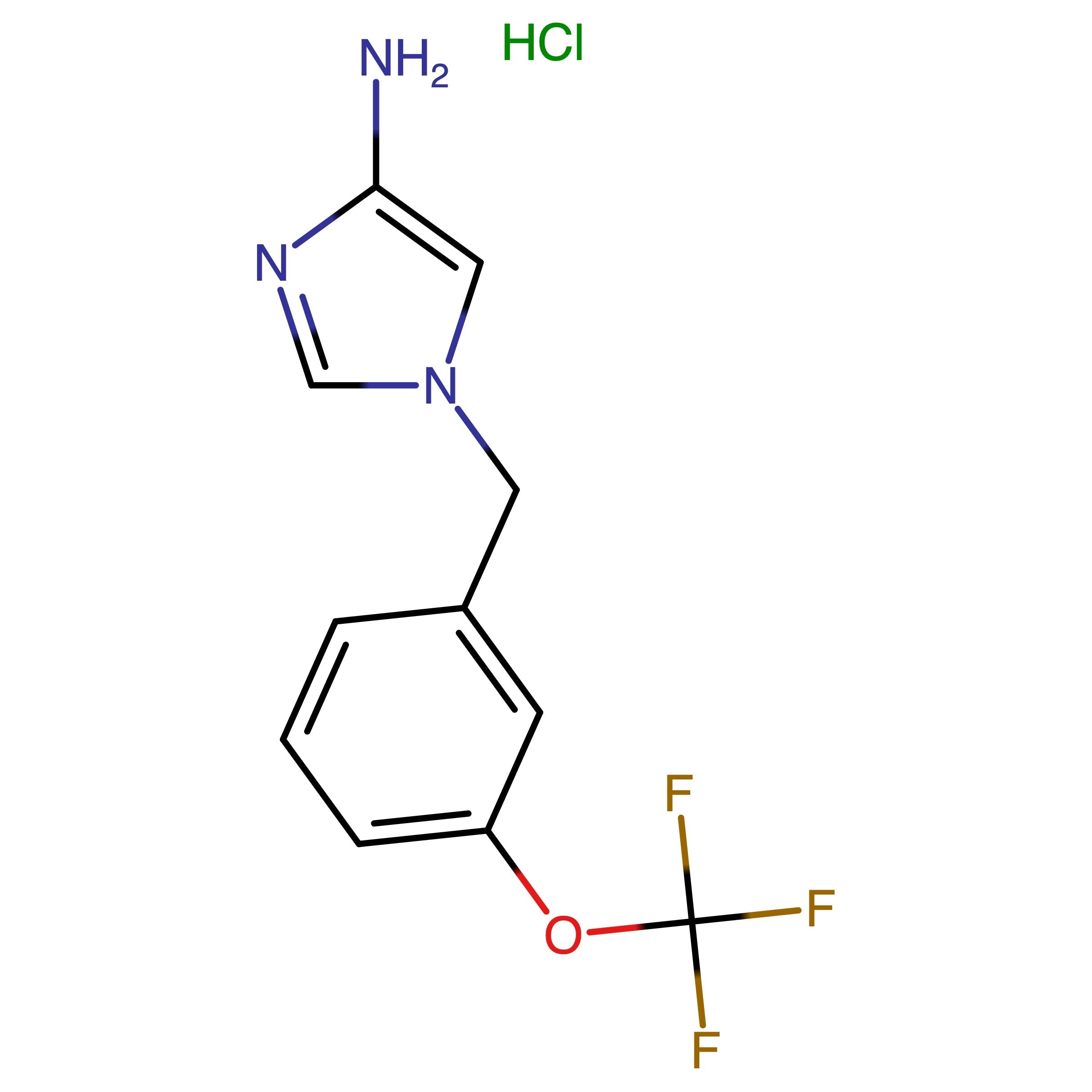 CAS RN 2128297-48-1 | 1-[(3-Trifluoromethoxyphenyl)methyl]imidazol-4-amine hydrochloride