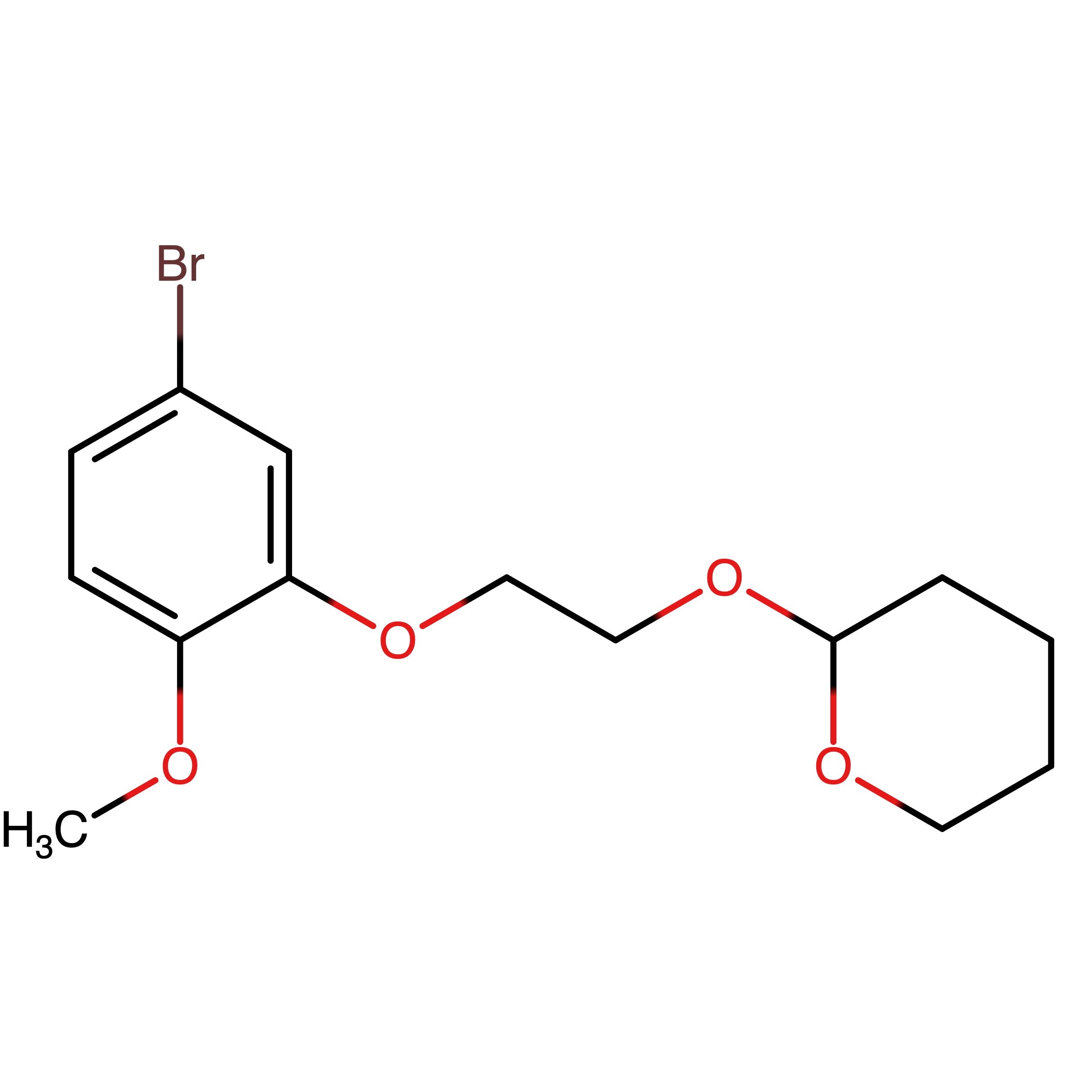 CAS RN 2128297-63-0 | 2-(2-(5-Bromo-2-methoxyphenoxy)ethoxy)tetrahydro-2H-pyran