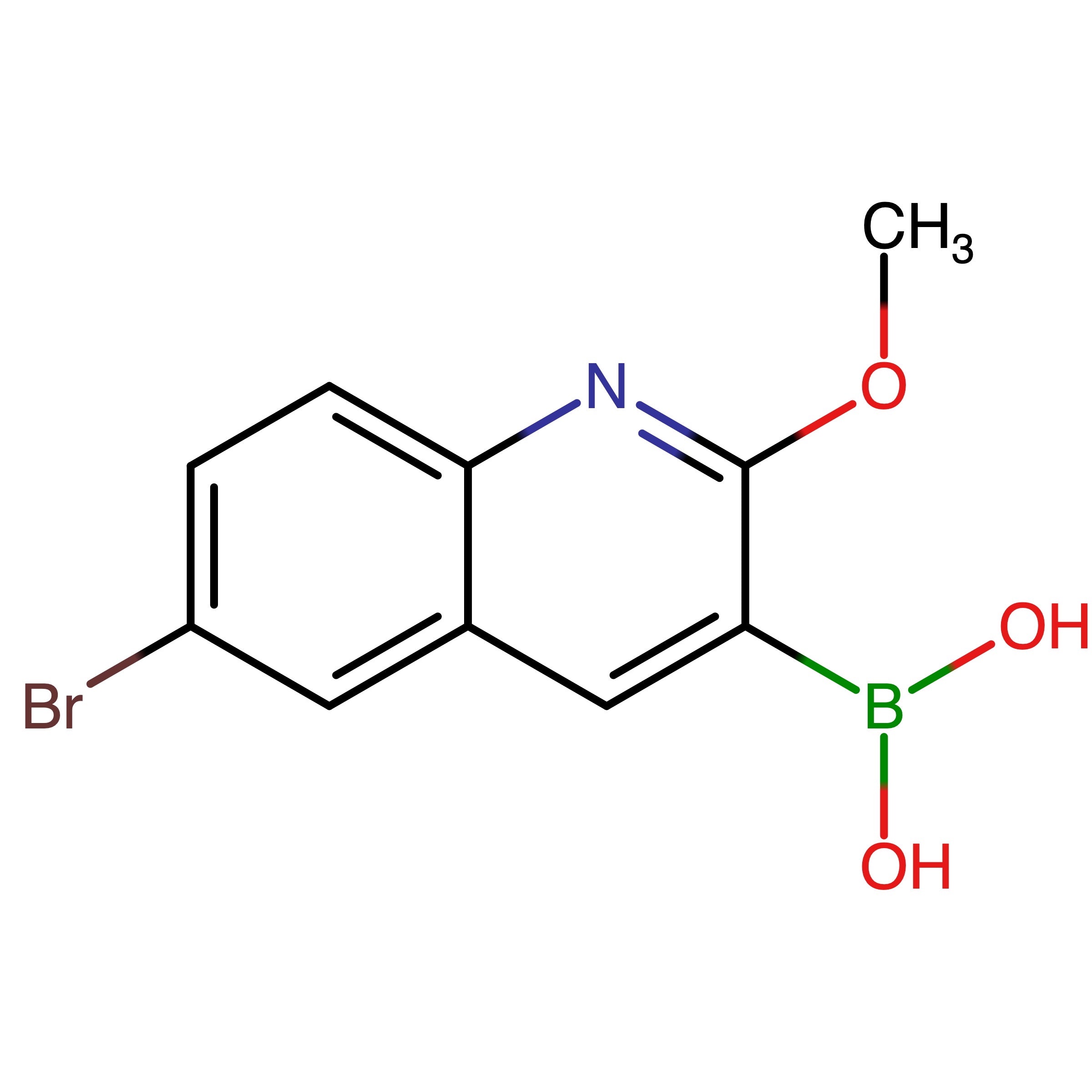 CAS RN 2131782-57-3 | (6-Bromo-2-methoxyquinolin-3-yl)boronic acid | MFCD31561027