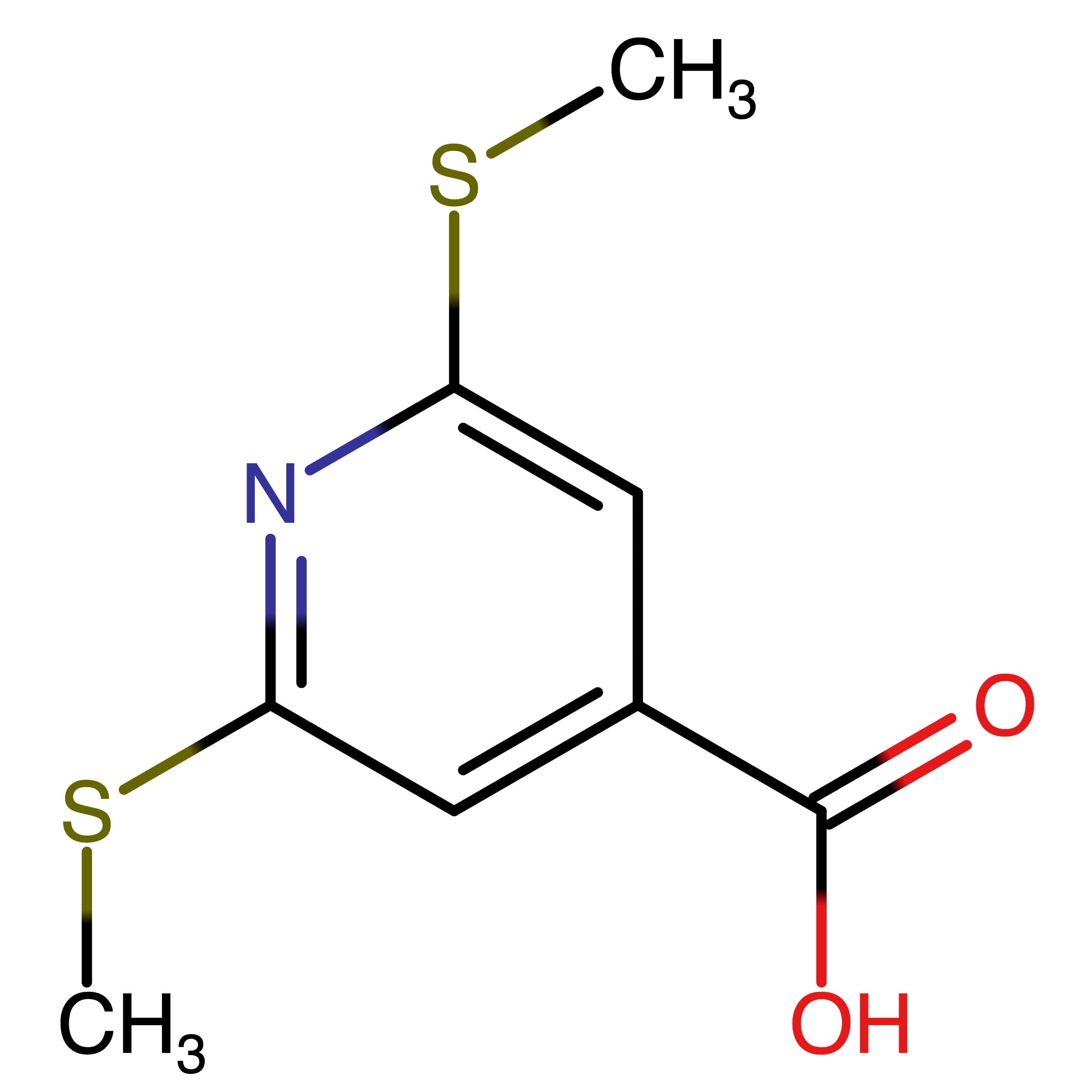 CAS RN 2131782-75-5 | 2,6-Bis(methylthio)isonicotinic acid