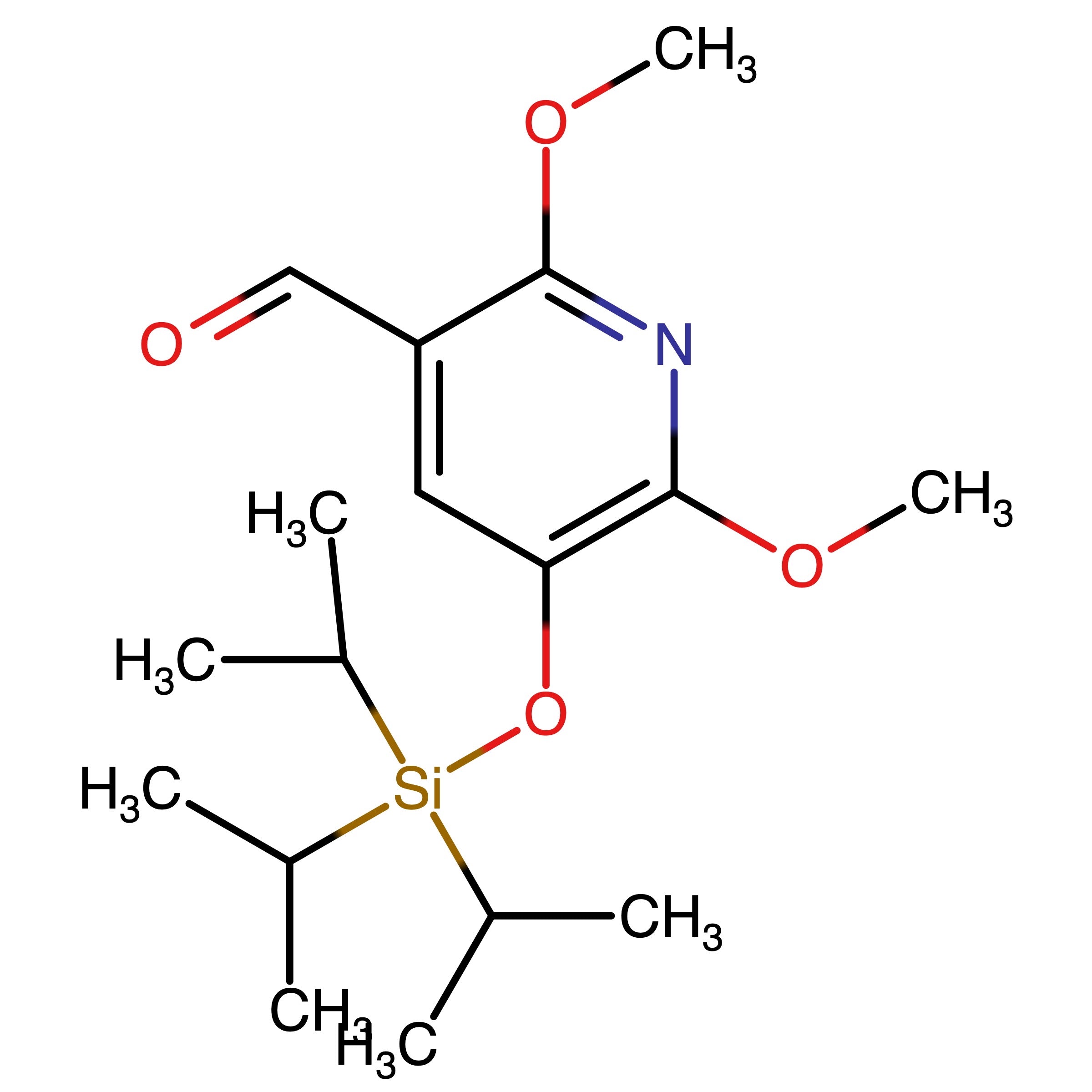 CAS RN 2131783-11-2 | 2,6-Dimethoxy-5-((tri(propan-2-yl)silyl)oxy)nicotinaldehyde
