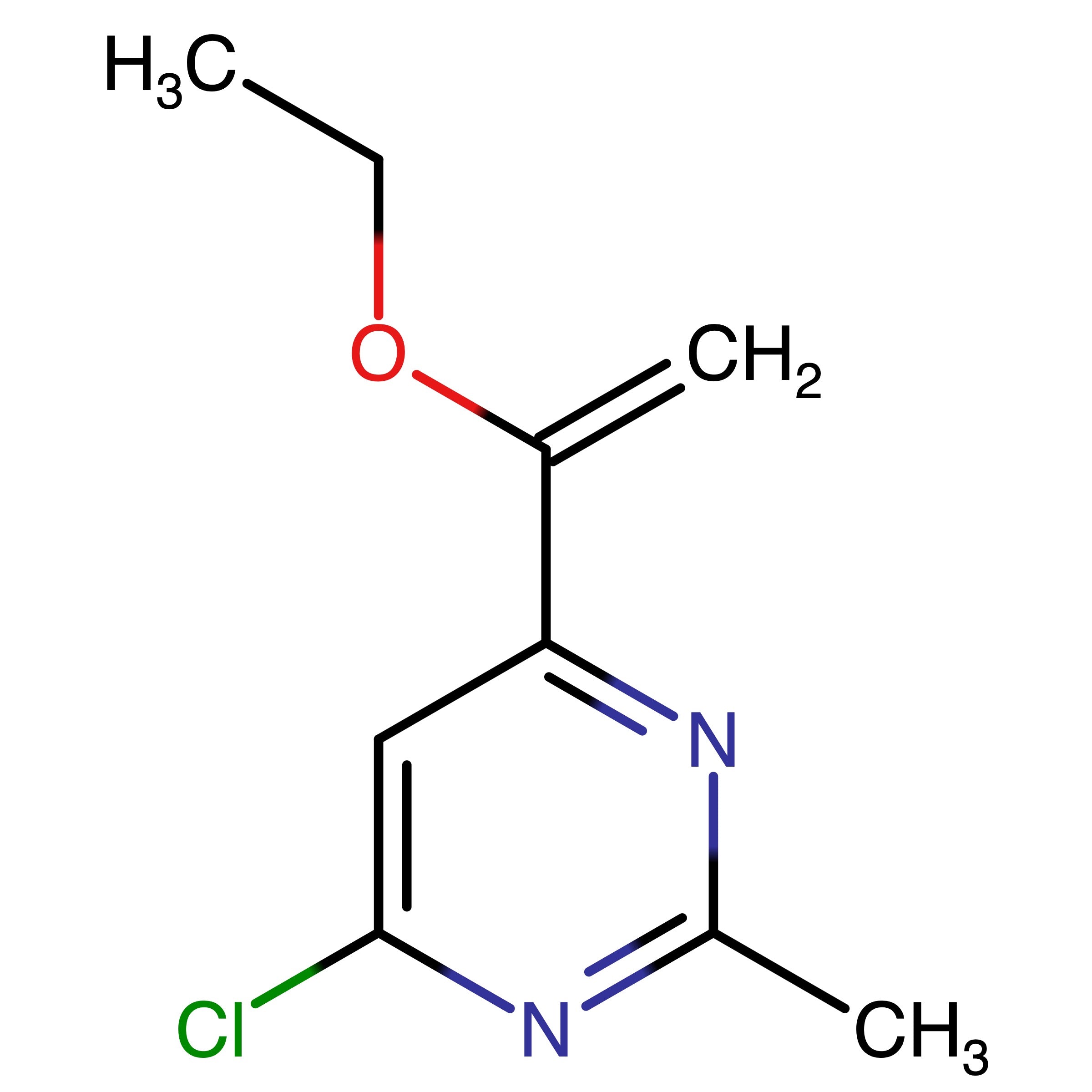 CAS RN 2137719-78-7 | 4-Chloro-6-(1-ethoxyvinyl)-2-methylpyrimidine 
