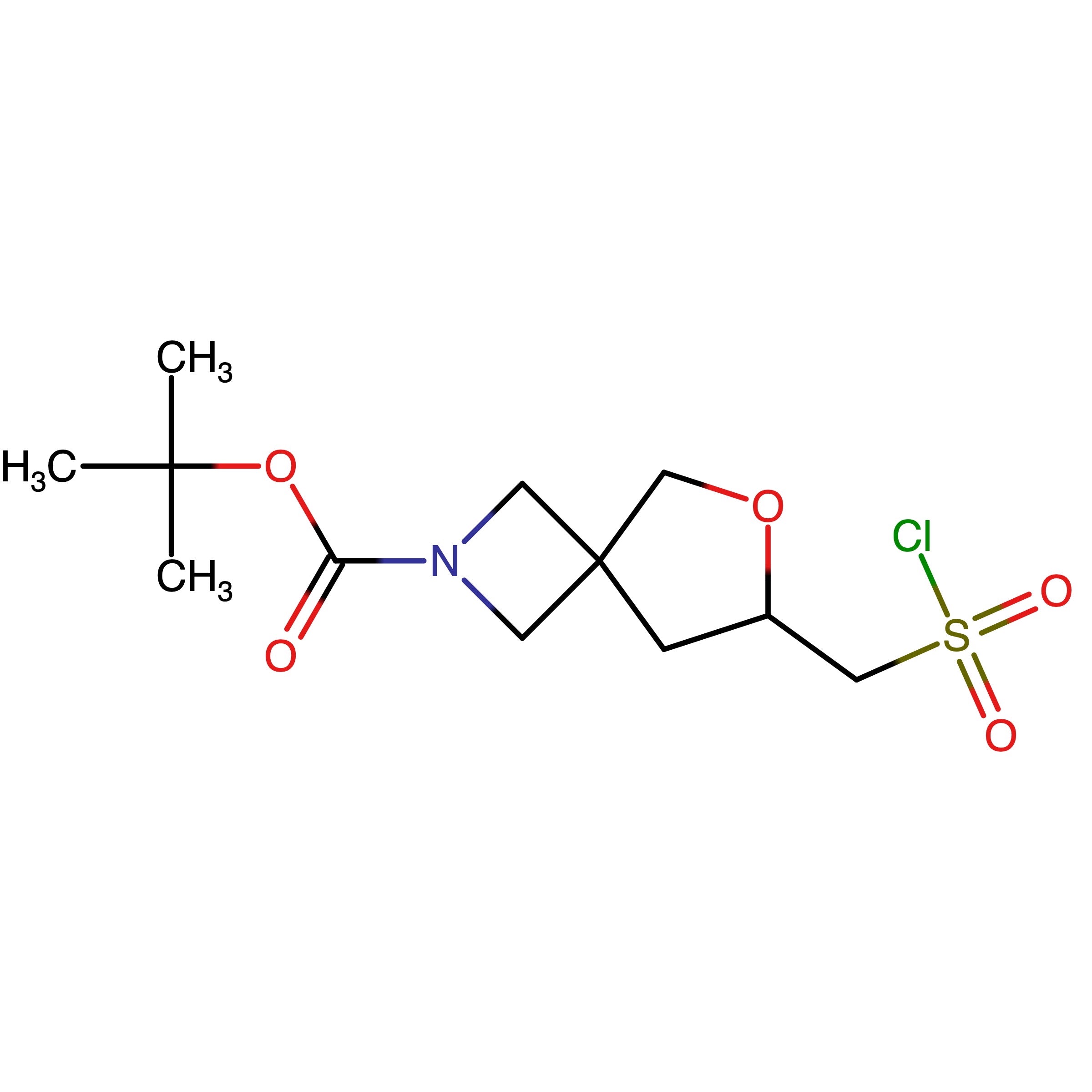 CAS RN 2137746-17-7 | tert-Butyl 7-((chlorosulfonyl)methyl)-6-oxa-2-azaspiro[3.4]octane-2-carboxylate | MFCD31453597