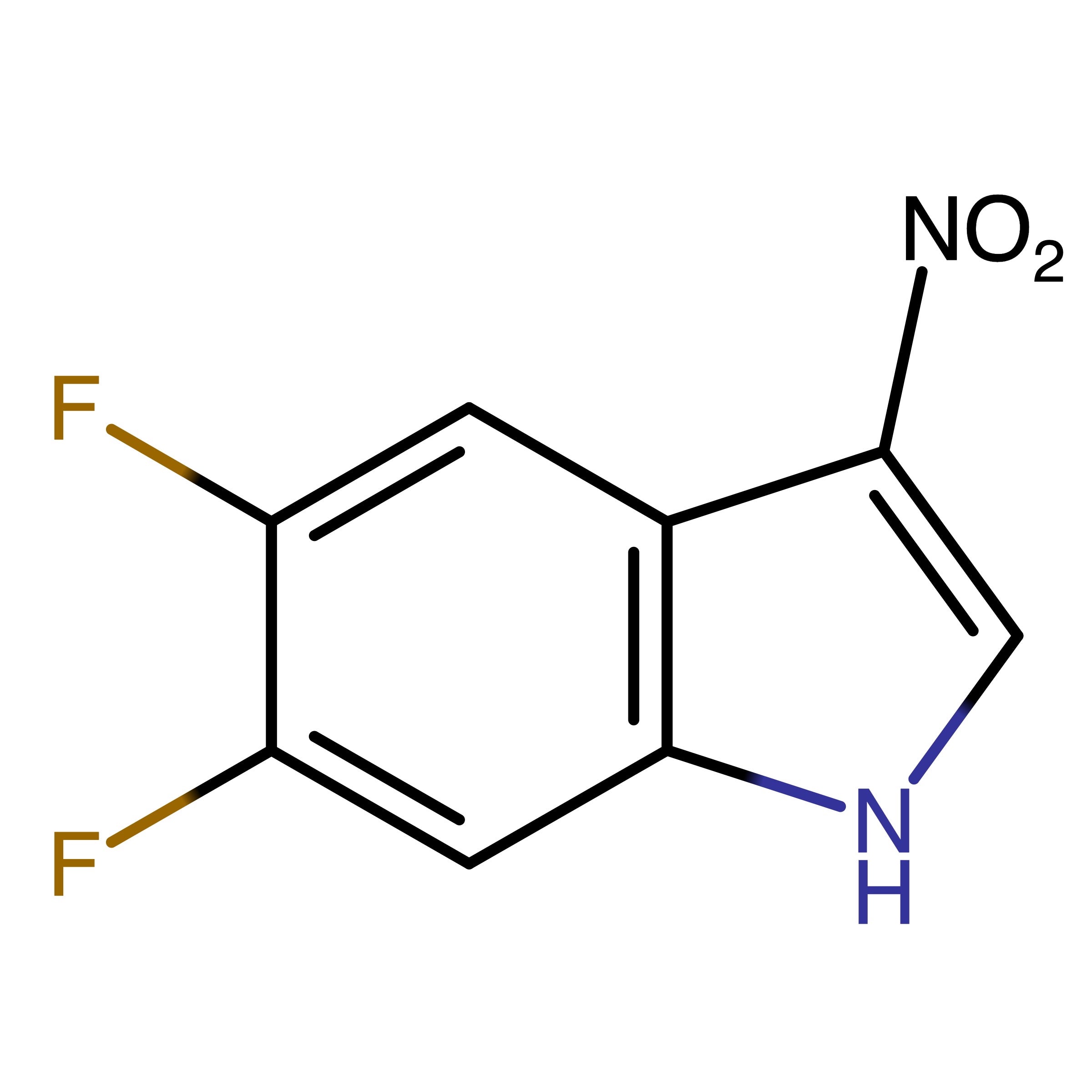 CAS RN 2138239-73-1 | 5,6-Difluoro-3-nitro-1H-indole