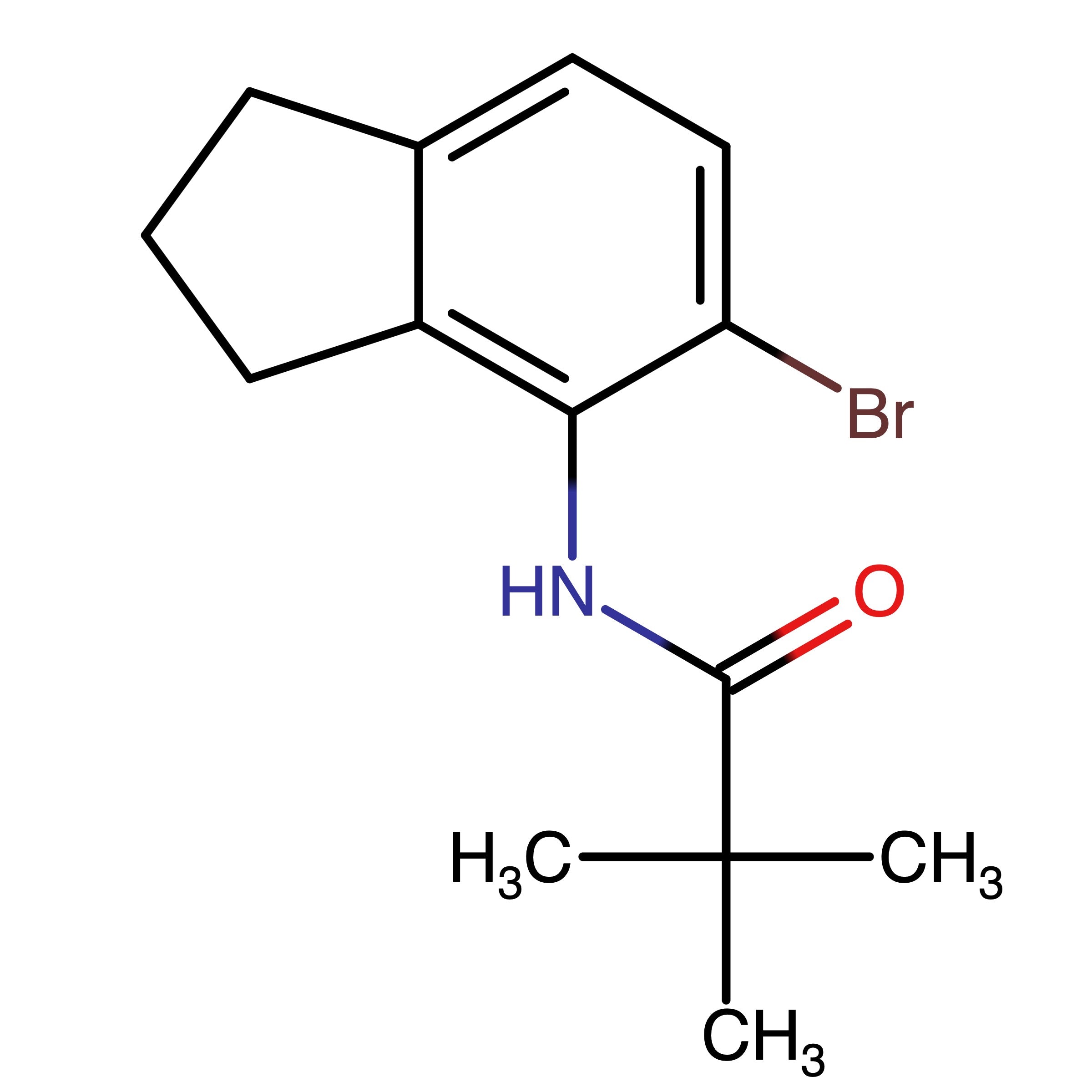 CAS RN 2142576-66-5 | N-(5-Bromo-2,3-dihydro-1H-inden-4-yl)pivalamide | MFCD34596784
