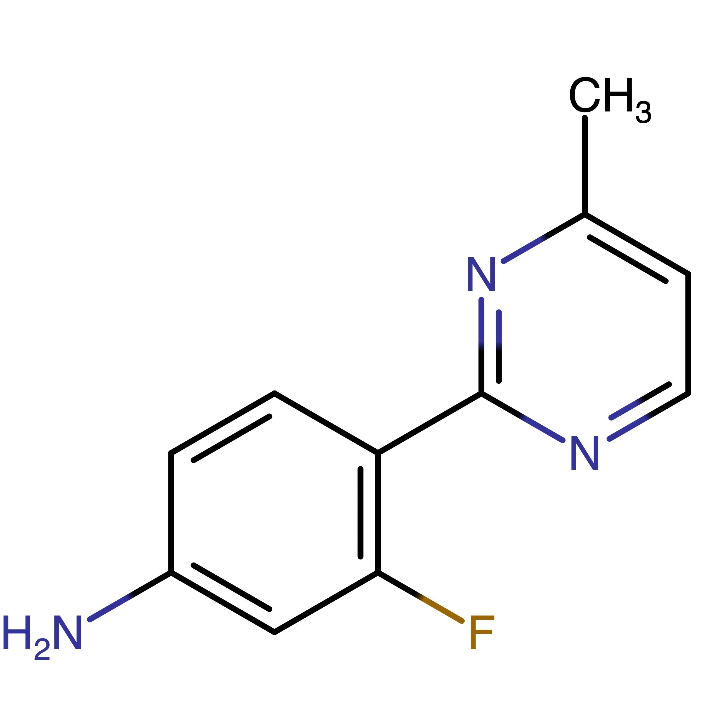 CAS RN 2147570-14-5 | 3-Fluoro-4-(4-methylpyrimidin-2-yl)aniline