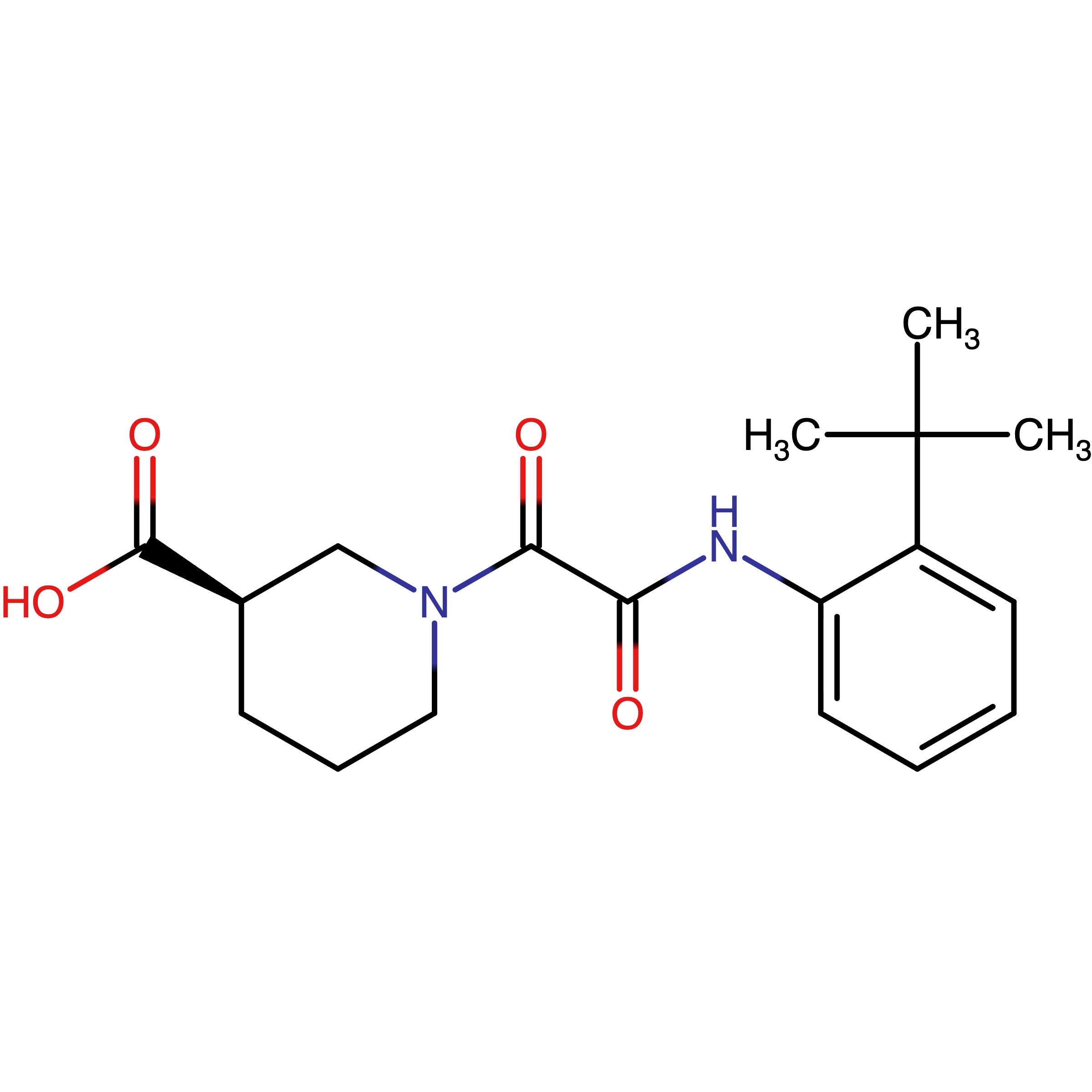 CAS RN 2149641-06-3 | (3R)-1-[2-(2-tert-Butylanilino)-2-oxoacetyl]piperidine-3-carboxylic acid