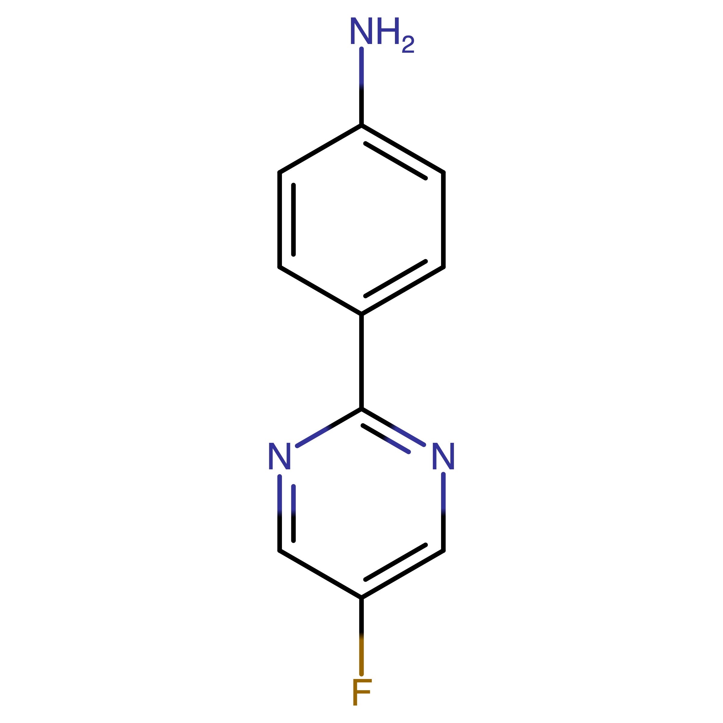 CAS RN 2155678-32-1 | 4-(5-Fluoropyrimidin-2-yl)aniline
