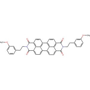 215726-38-8 | 2,9-Bis(3-methoxyphenethyl)anthra[2,1,9-def:6,5,10-d'e'f']diisoquinoline-1,3,8,10(2H,9H)-tetraone - Hoffman Fine Chemicals