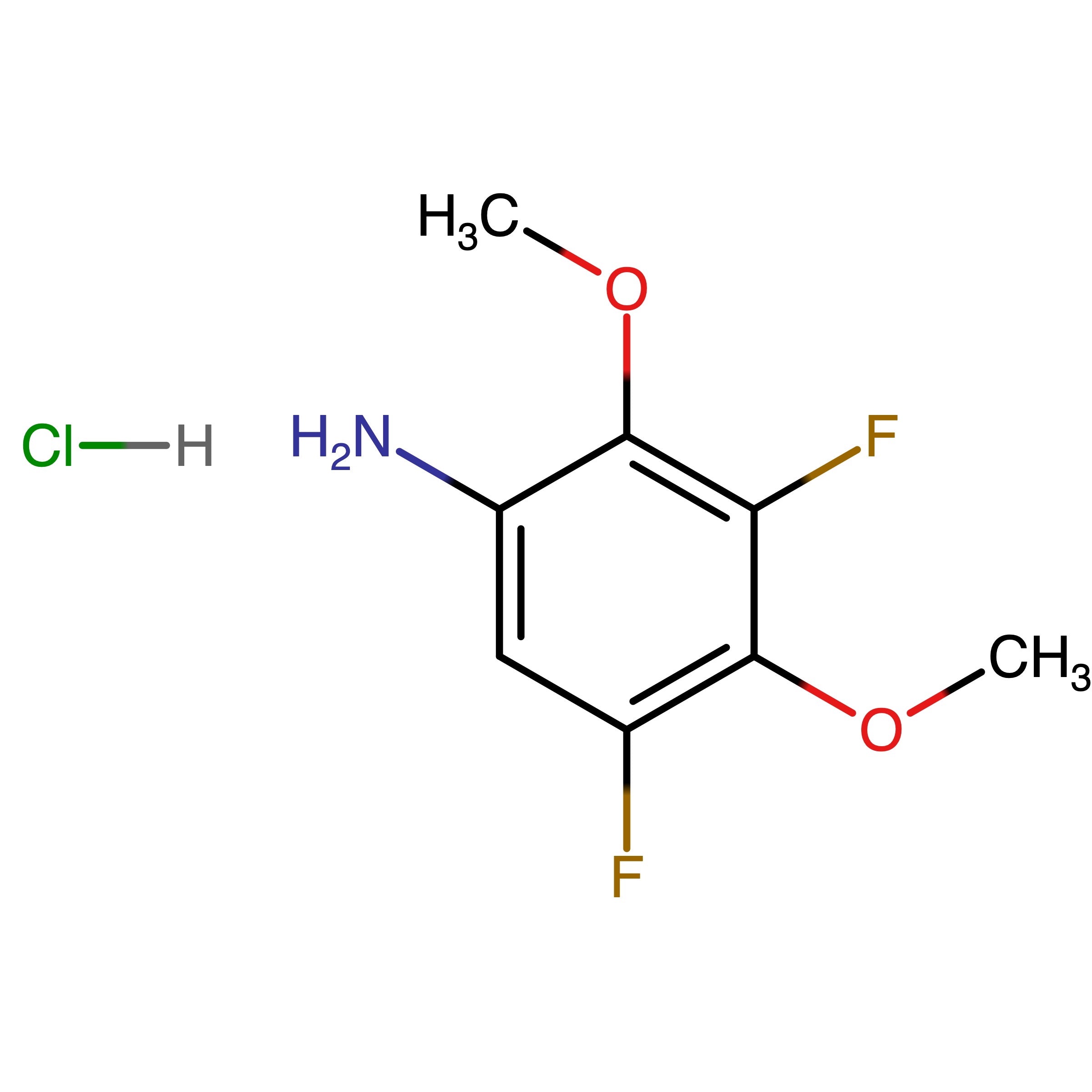 CAS RN 215868-58-9 | 3,5-Difluoro-2,4-dimethoxy-phenylamine; hydrochloride