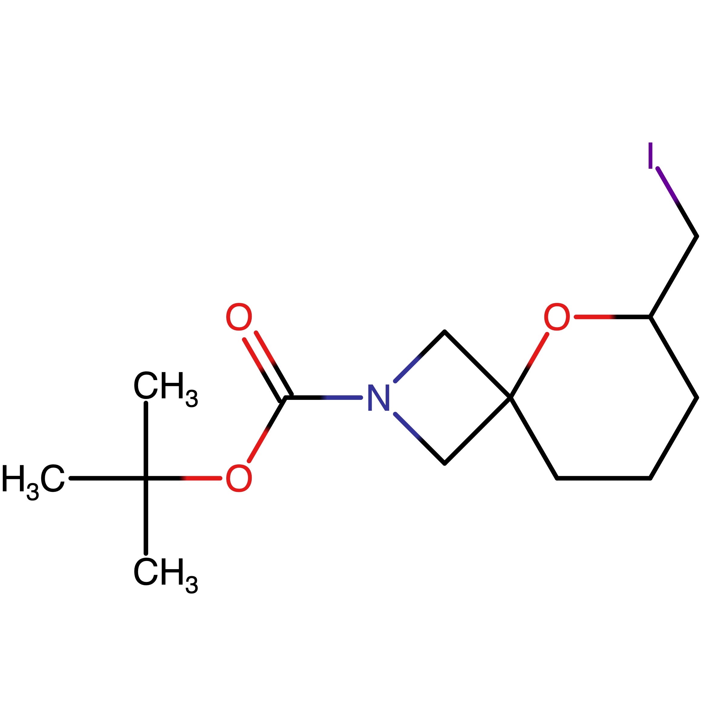 CAS RN 2163756-80-5 | tert-Butyl 6-(iodomethyl)-5-oxa-2-azaspiro[3.5]nonane-2-carboxylate | MFCD32678801
