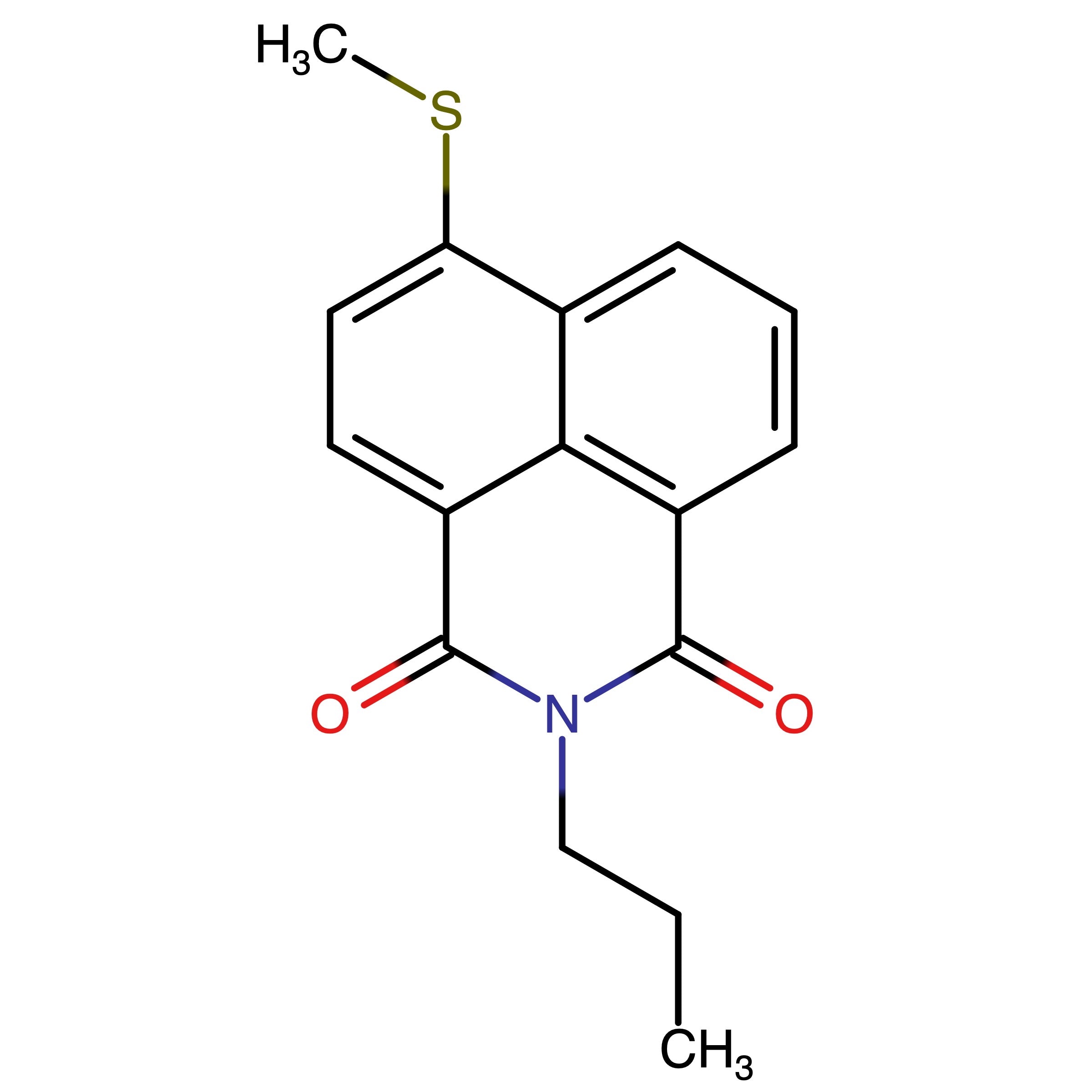 CAS RN 2166321-57-7 | 6-Methylthio-2-propyl-1H-benzo[de]isoquinoline-1,3(2H)-dione