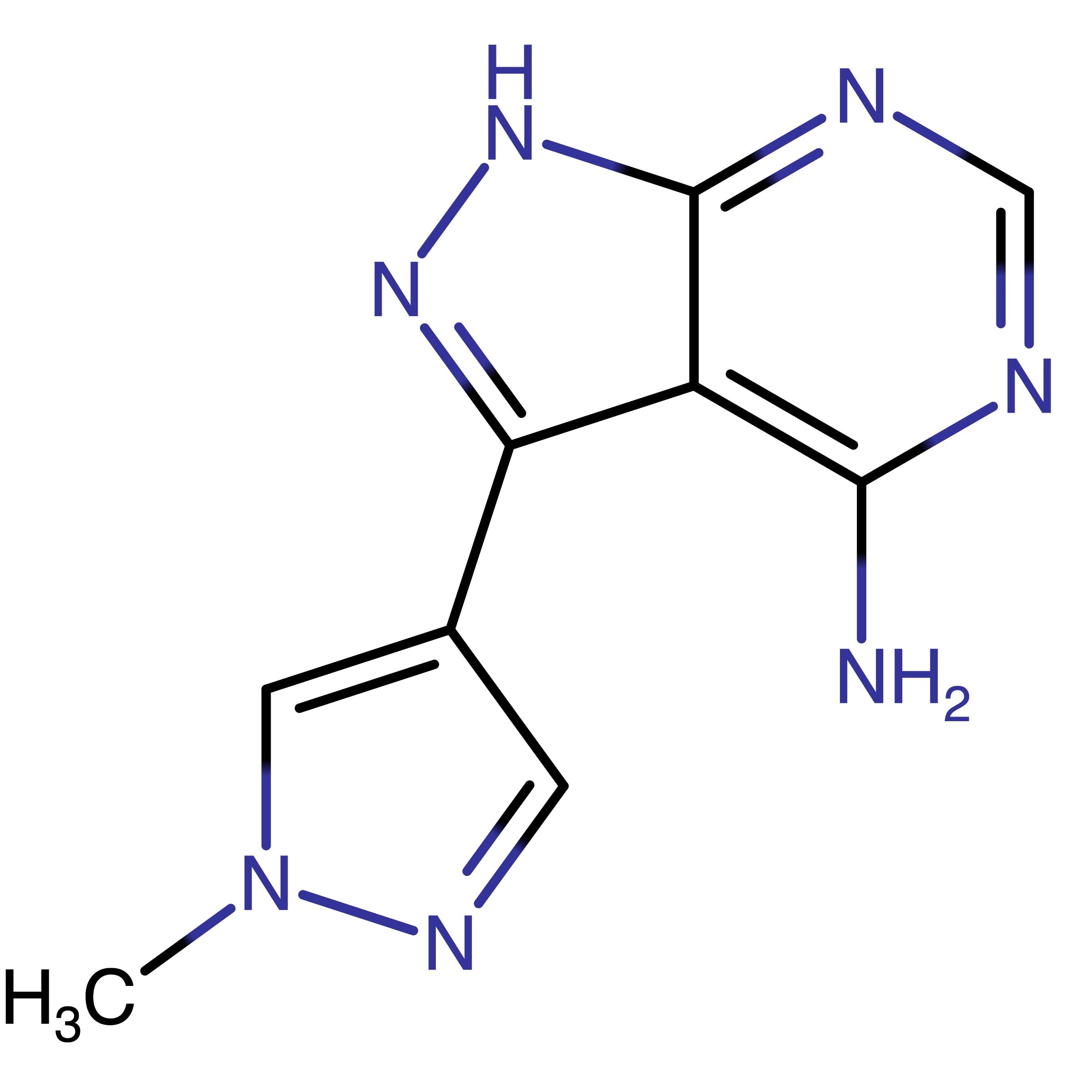 CAS RN 2167039-29-2 | 3-(1-Methyl-1H-pyrazol-4-yl)-1H-pyrazolo[3,4-d]pyrimidin-4-amine