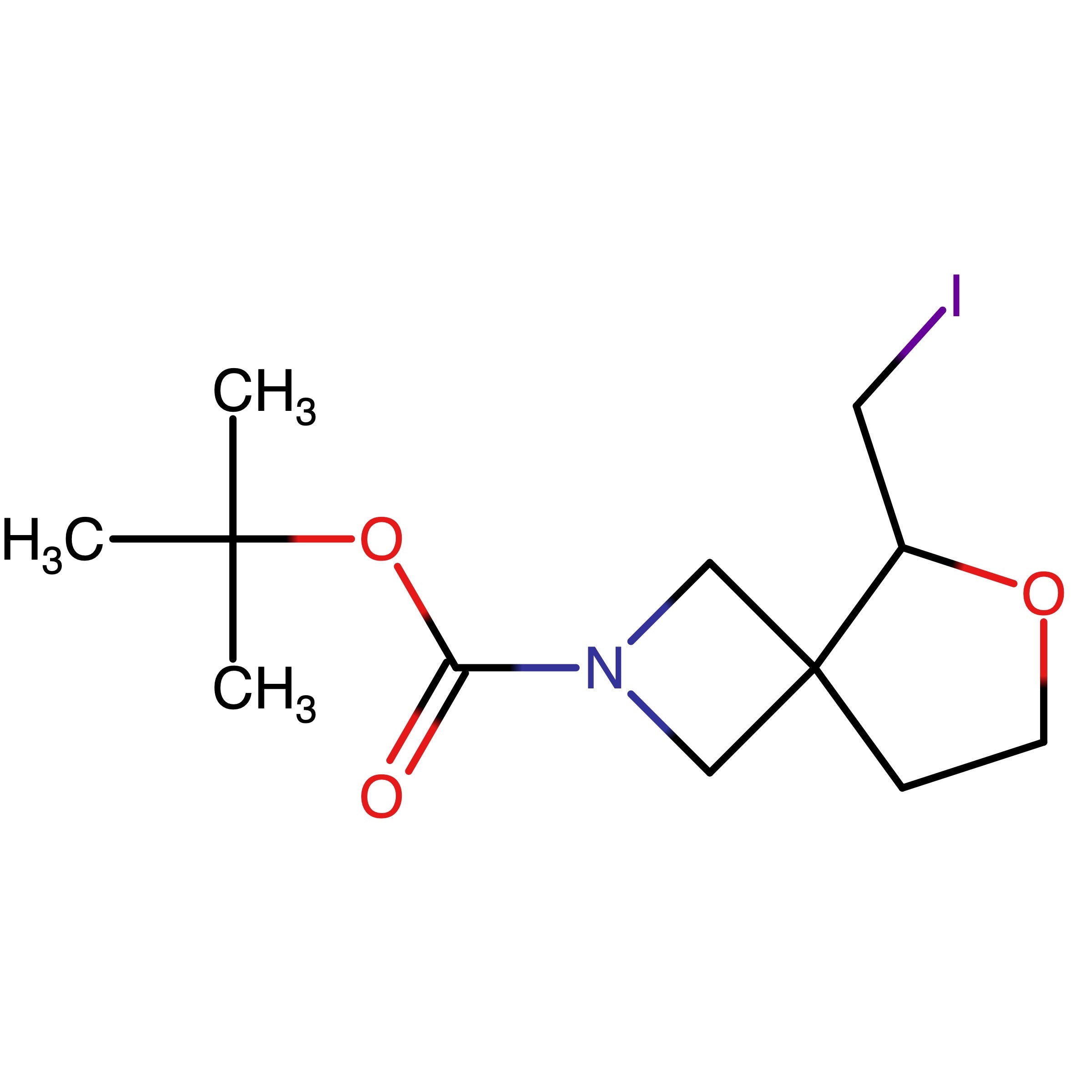 CAS RN 2167074-40-8 | tert-Butyl 5-(iodomethyl)-6-oxa-2-azaspiro[3.4]octane-2-carboxylate | MFCD31615635