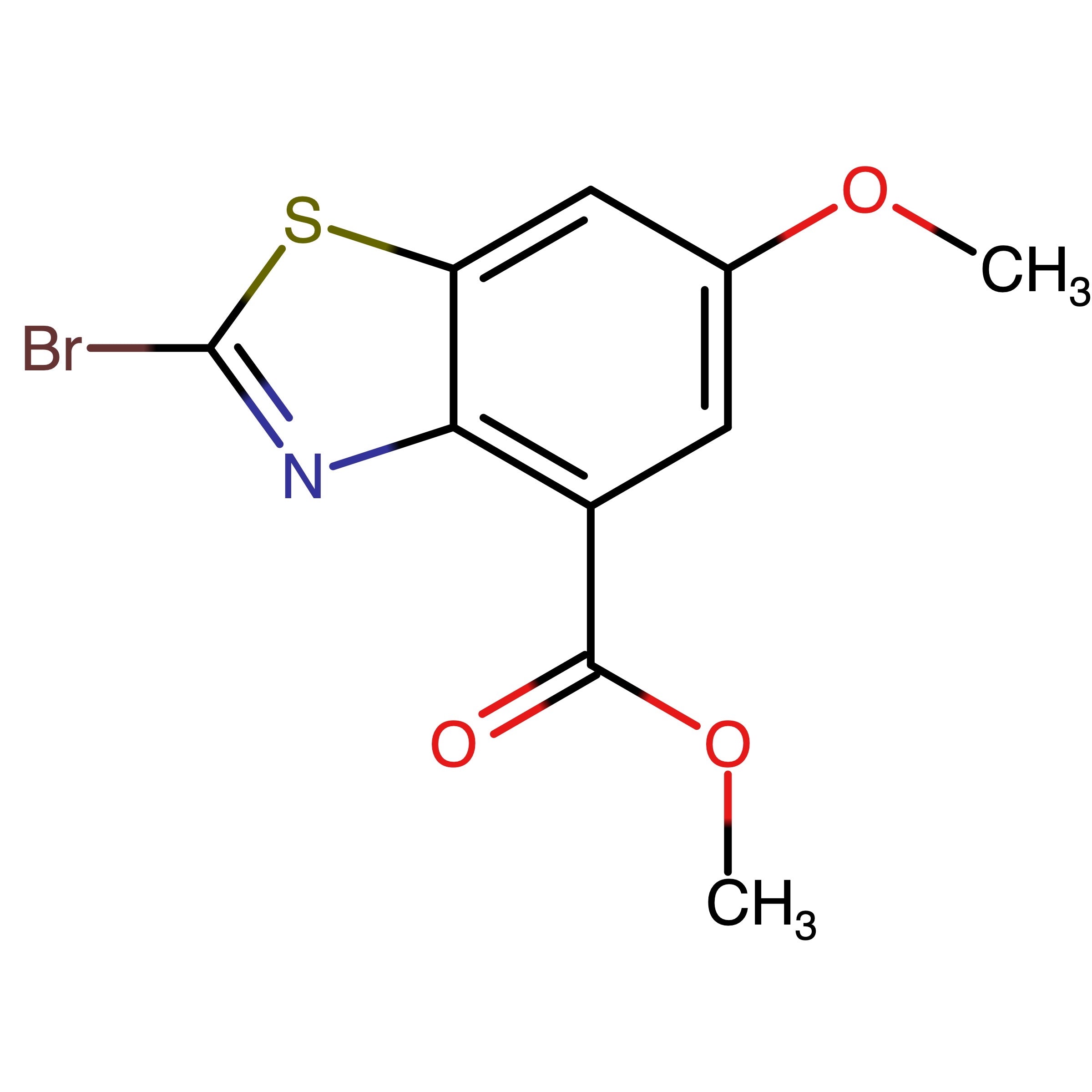 CAS RN 2173069-04-8 | Methyl 2-bromo-6-methoxybenzo[d]thiazole-4-carboxylate | MFCD35148127