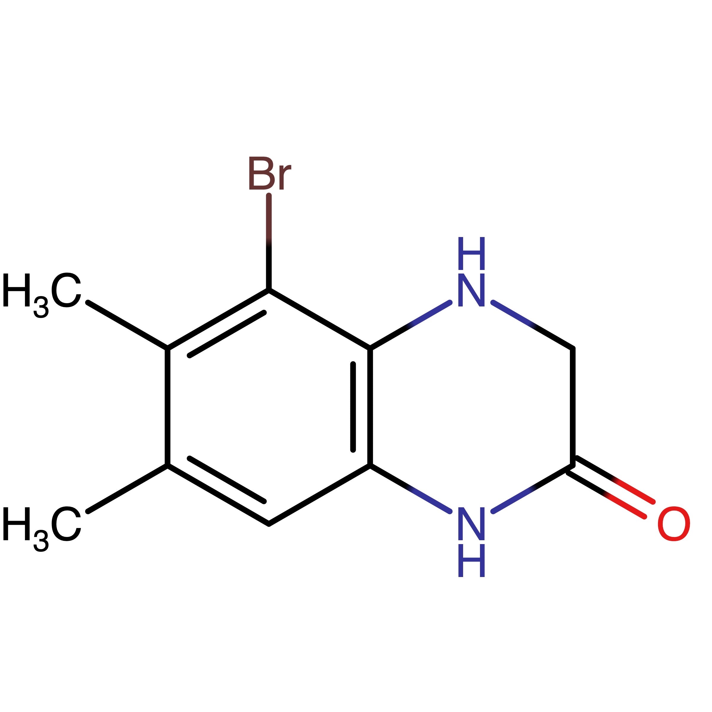 CAS RN 2173069-45-7 | 5-Bromo-6,7-dimethyl-3,4-dihydroquinoxalin-2(1H)-one