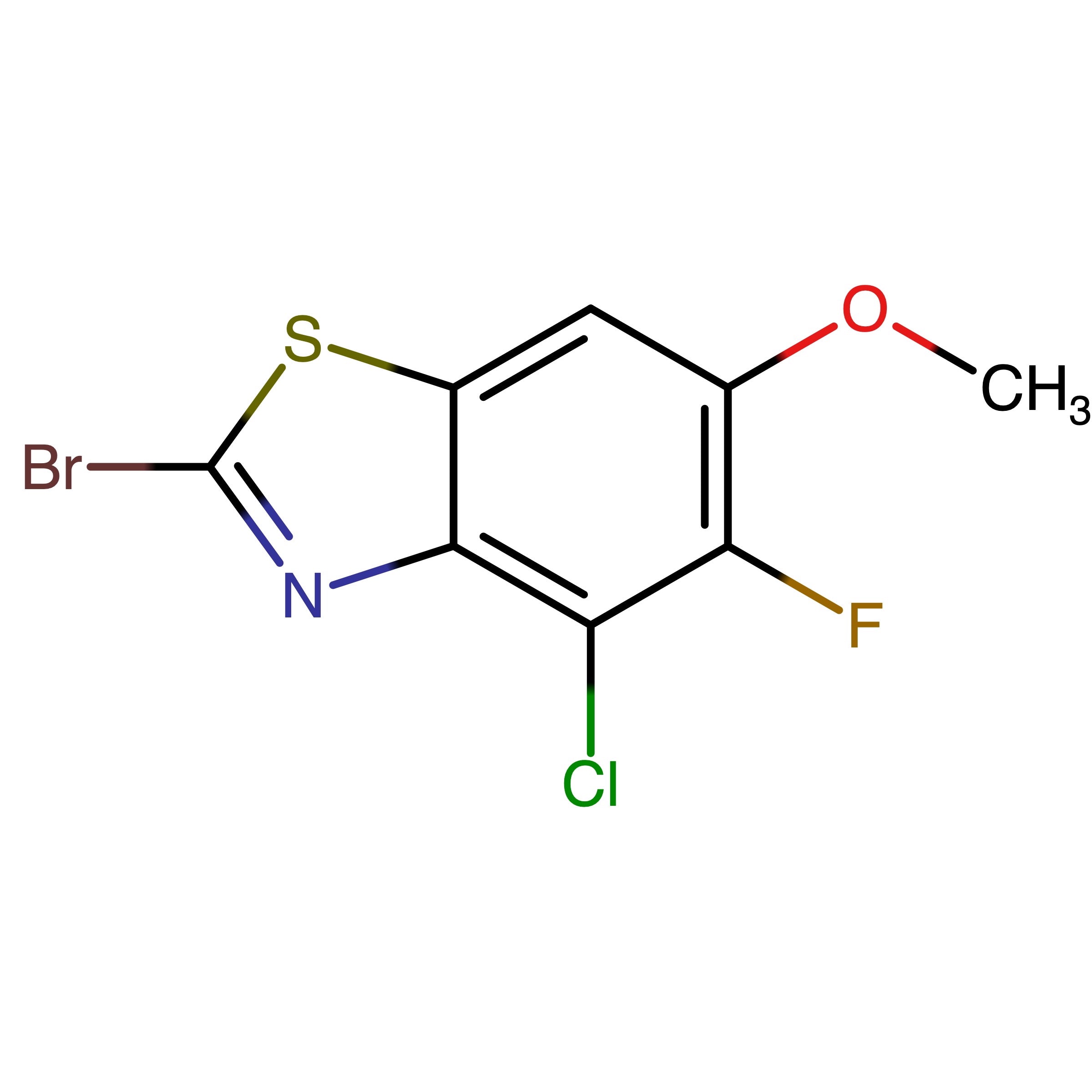 CAS RN 2173069-66-2 | 2-Bromo-4-chloro-5-fluoro-6-methoxybenzo[d]thiazole