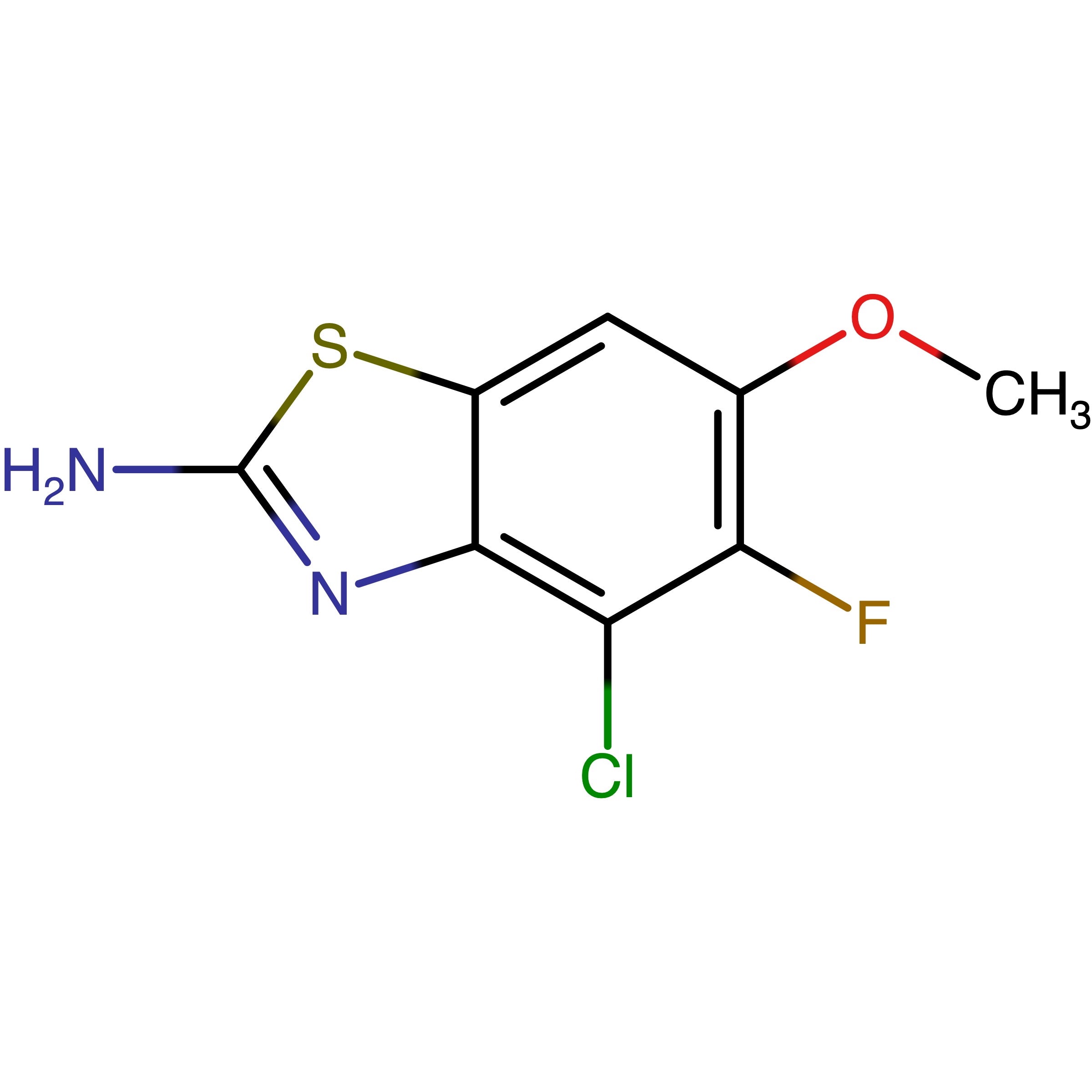 CAS RN 2173069-67-3 | 4-Chloro-5-fluoro-6-methoxybenzo[d]thiazol-2-amine