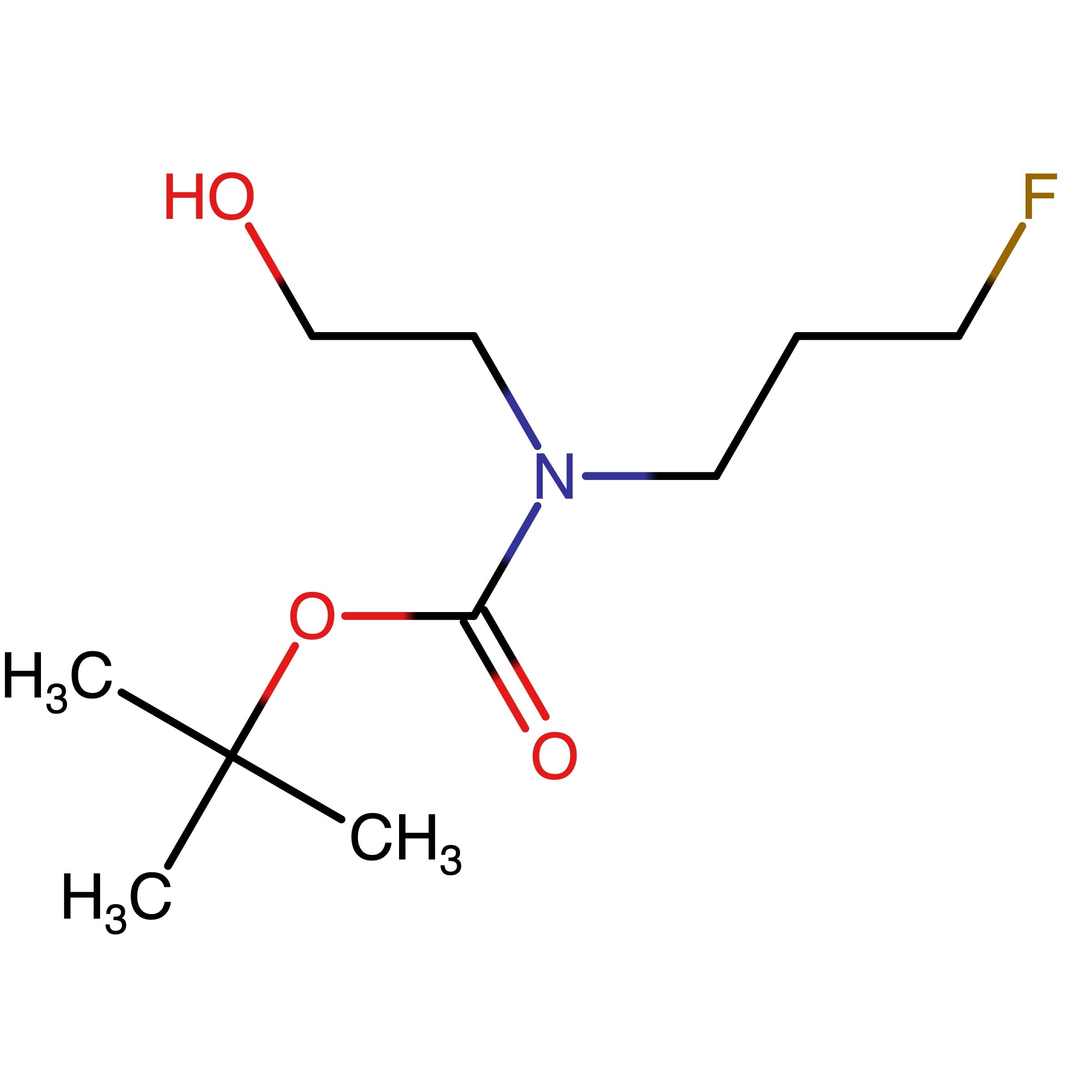 CAS RN 2173404-63-0 | tert-Butyl (3-fluoropropyl)(2-hydroxyethyl)carbamate | MFCD31922533