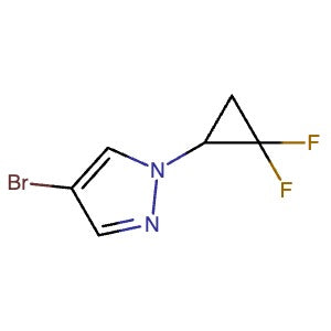 2173998-80-4 | 4-Bromo-1-(2,2-difluorocyclopropyl)-1H-pyrazole - Hoffman Fine Chemicals