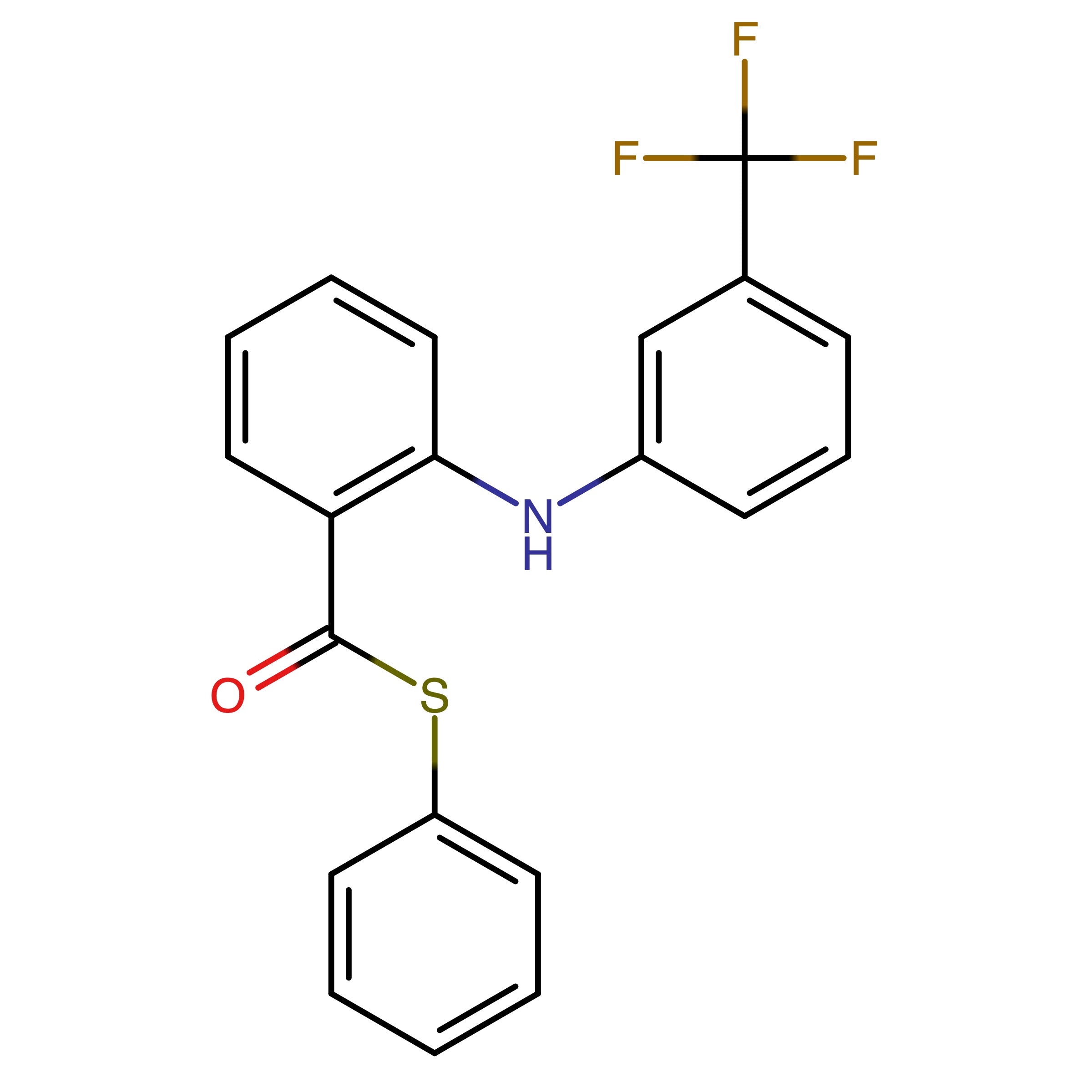 CAS RN 2180935-94-6 | S-Phenyl 2-((3-(trifluoromethyl)phenyl)amino)benzothioate