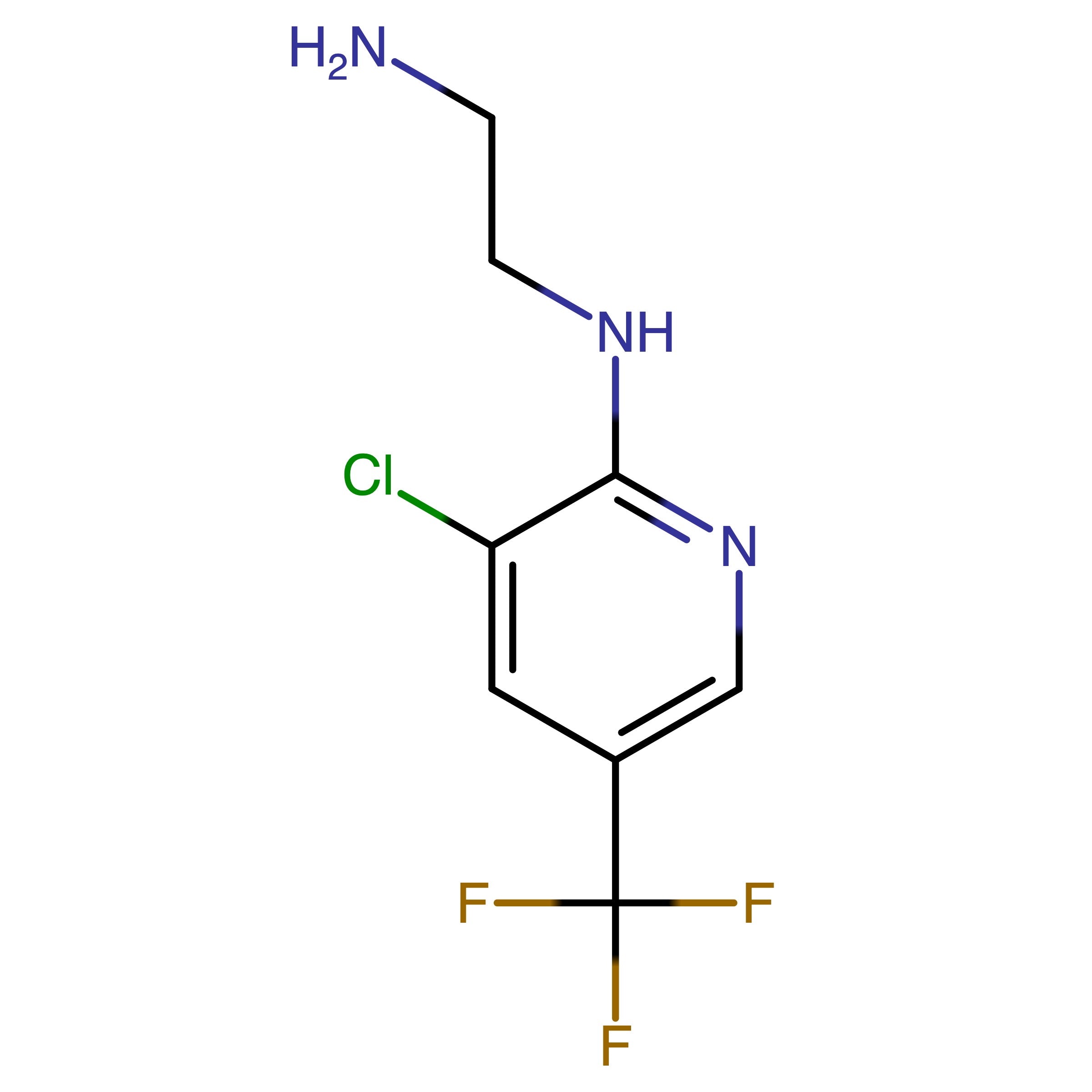 CAS RN 219478-19-0 | N'-[3-chloro-5-(trifluoromethyl)-2-pyridyl]ethane-1,2-diamine | MFCD00099696